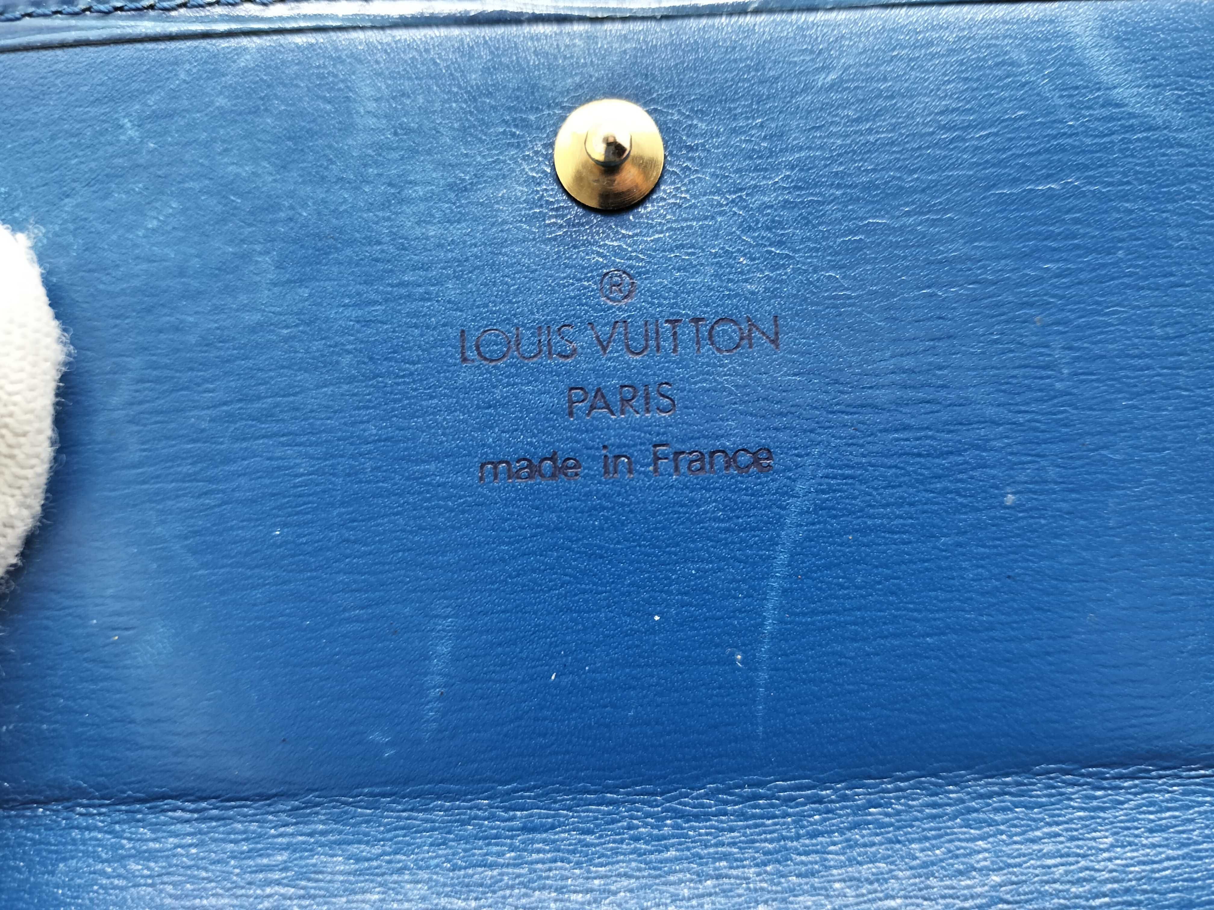 Epi Leather Wallet with Double Snap Closure — view 10