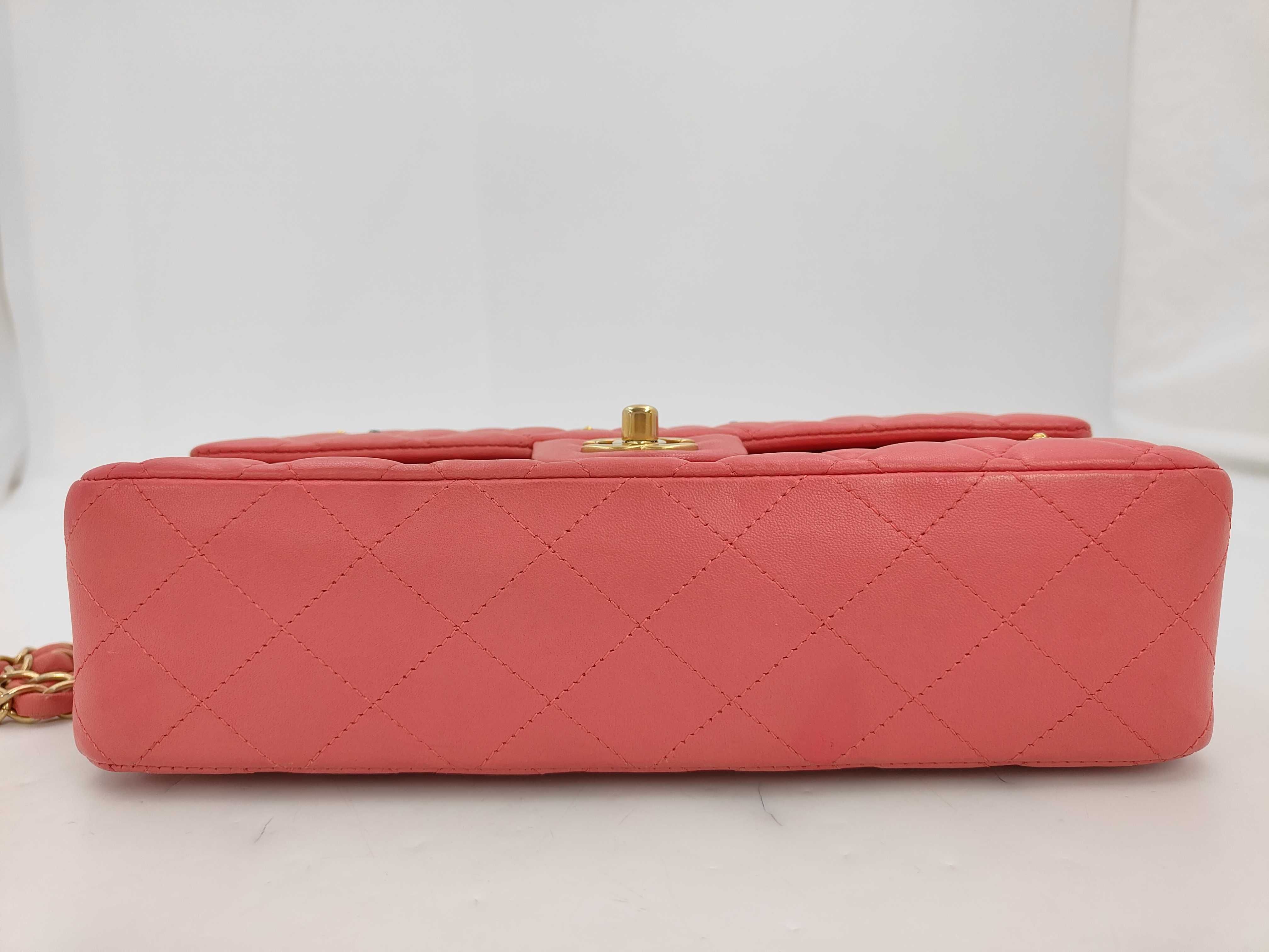 Matelassé Pink Limited Edition Double Flap Shoulder Bag — view 6