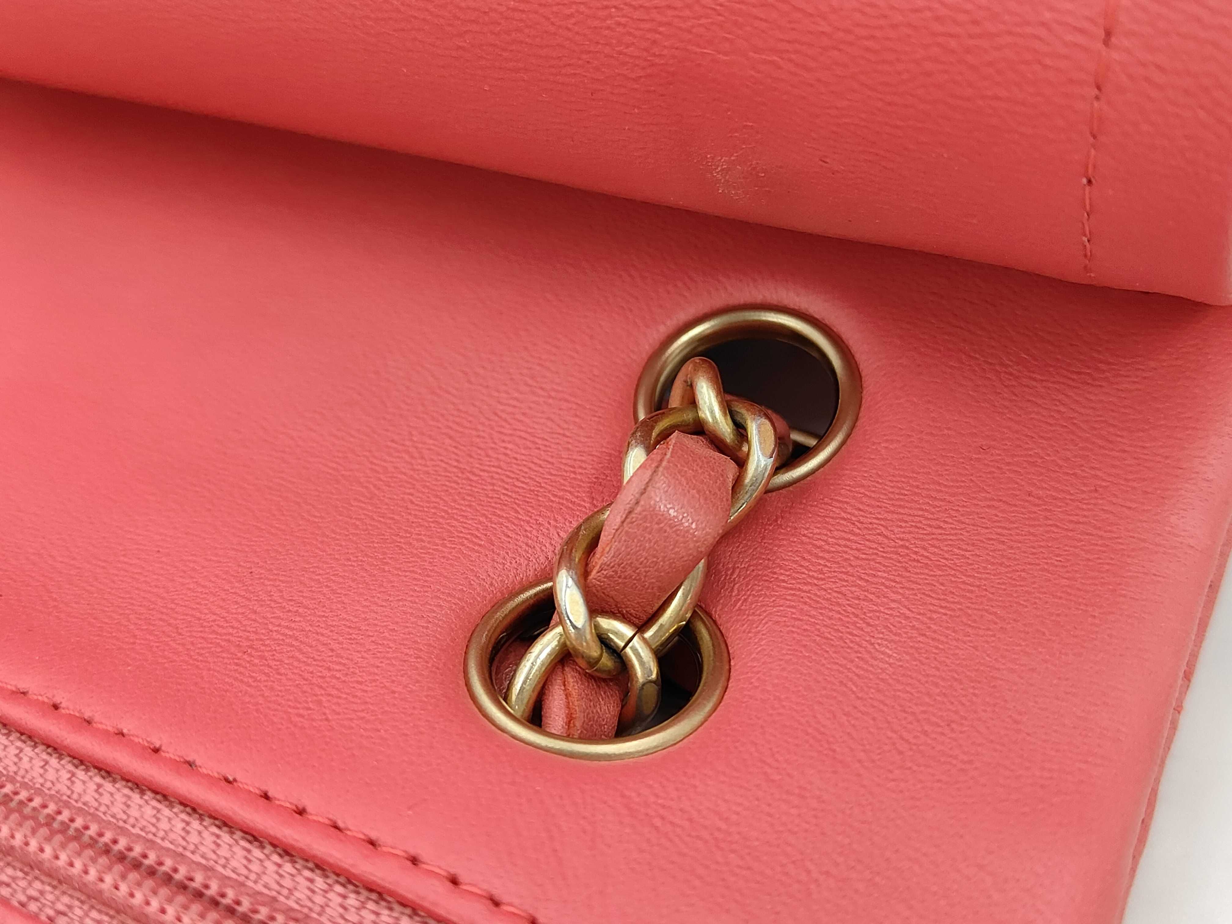Matelassé Pink Limited Edition Double Flap Shoulder Bag — view 10