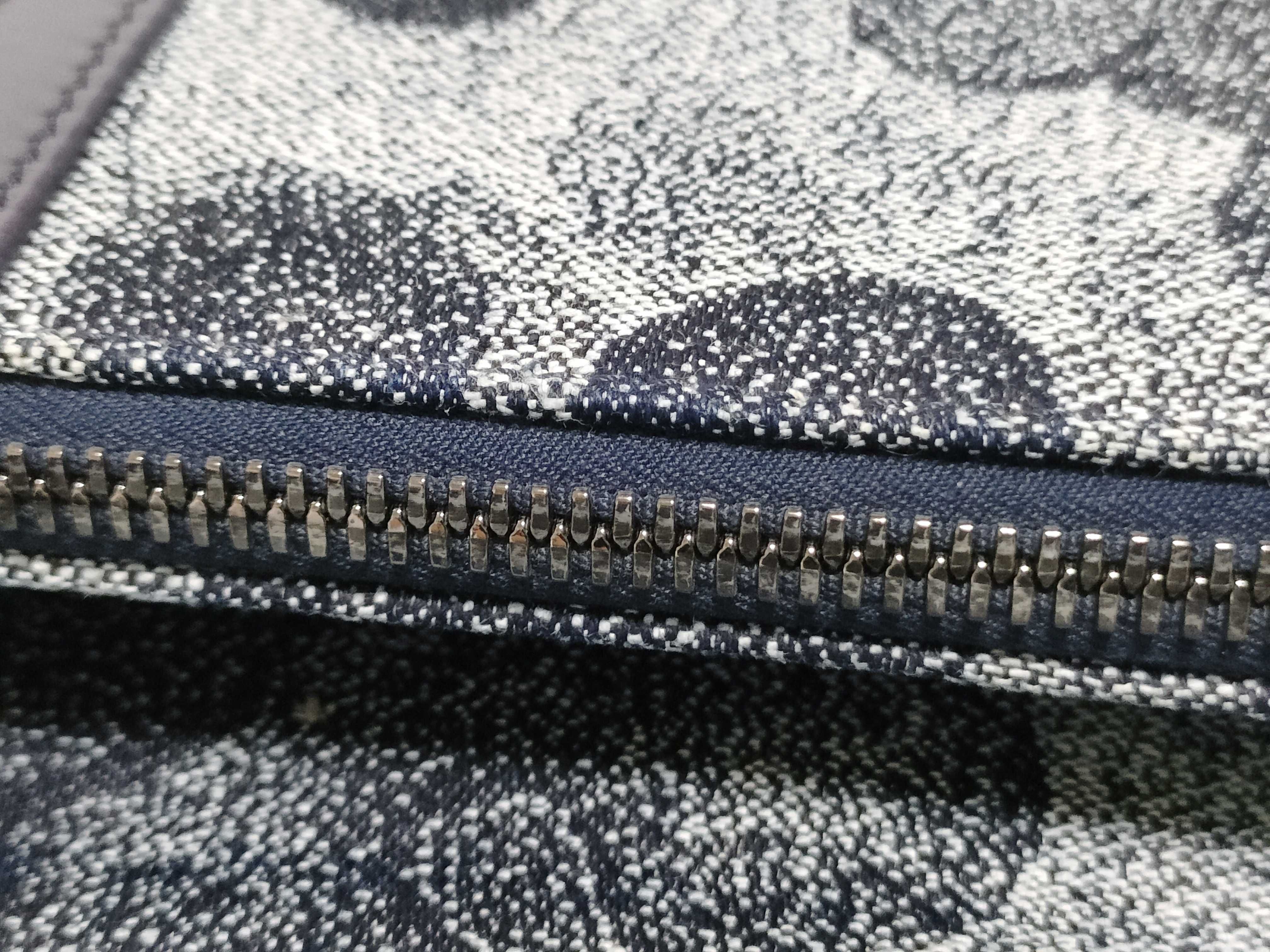 Peter Doig Saddle Denim Leather Shoulder Bag — view 9