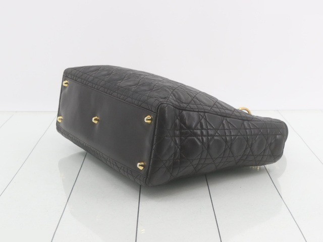 Lady Dior Lamb Black 2WAY Hand G Hardware Strap Included — view 6