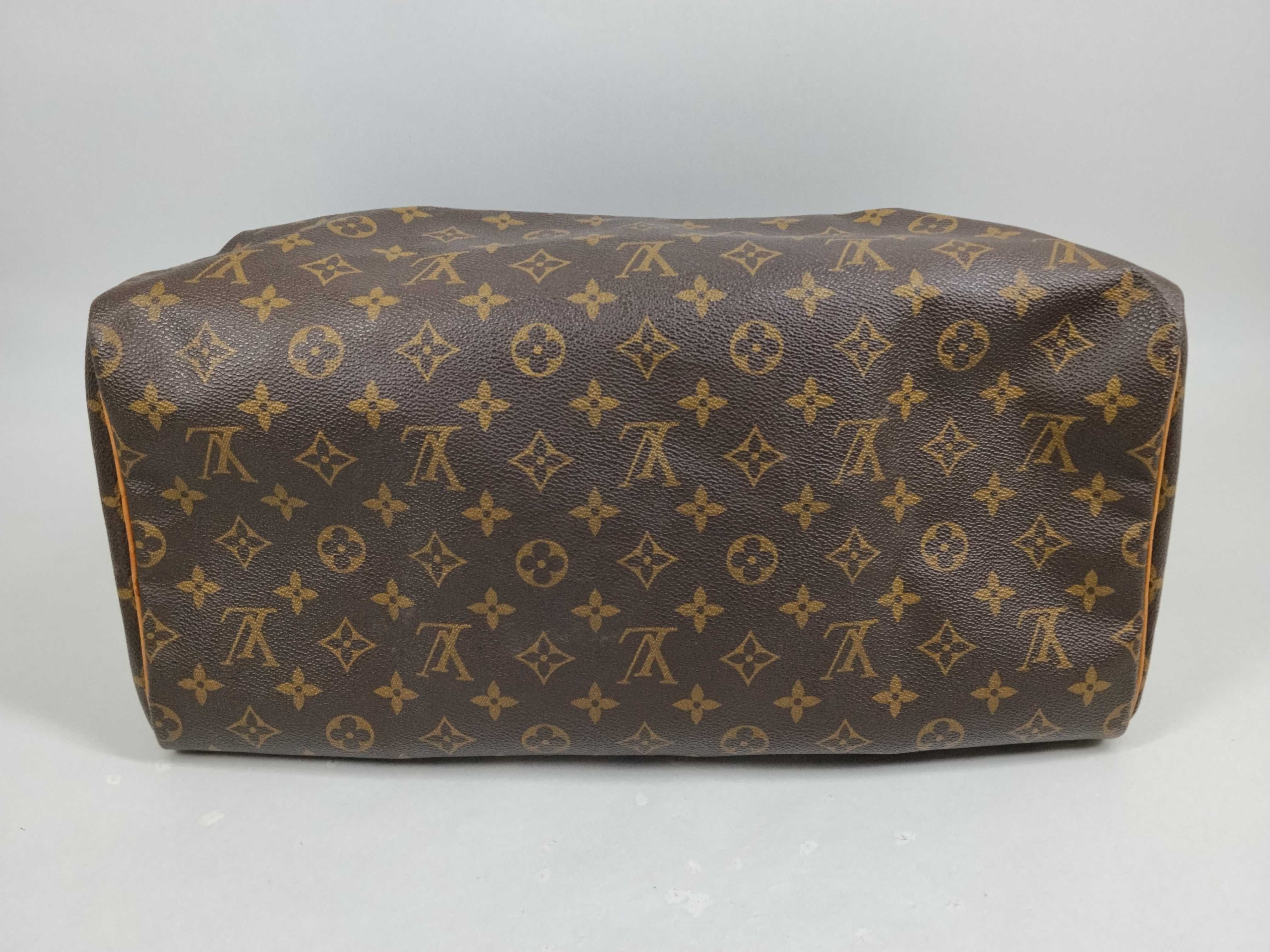 Monogram M41106 Speedy 40 Boston Bag (Handle torn/Inner pocket stained) — view 12