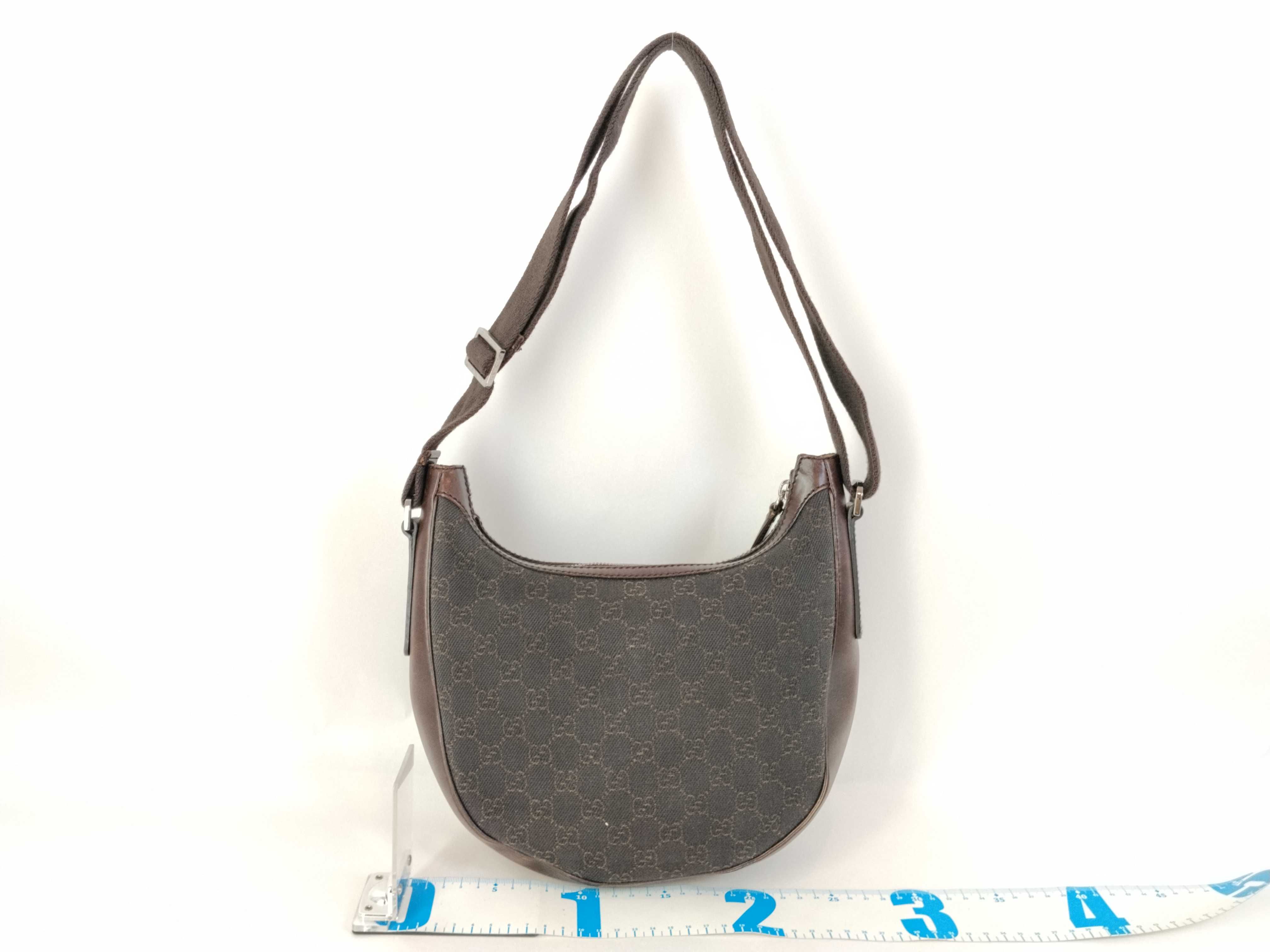 GG Canvas Shoulder Bag, Brown, 101682 — view 2