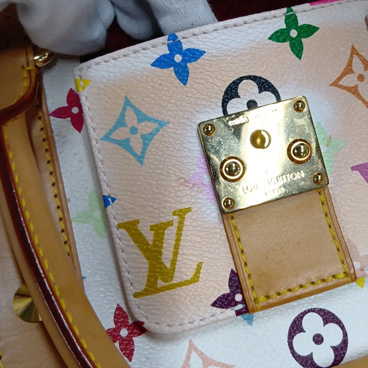 Multicolor Keepall 45 M92641 FL0043 White — view 11