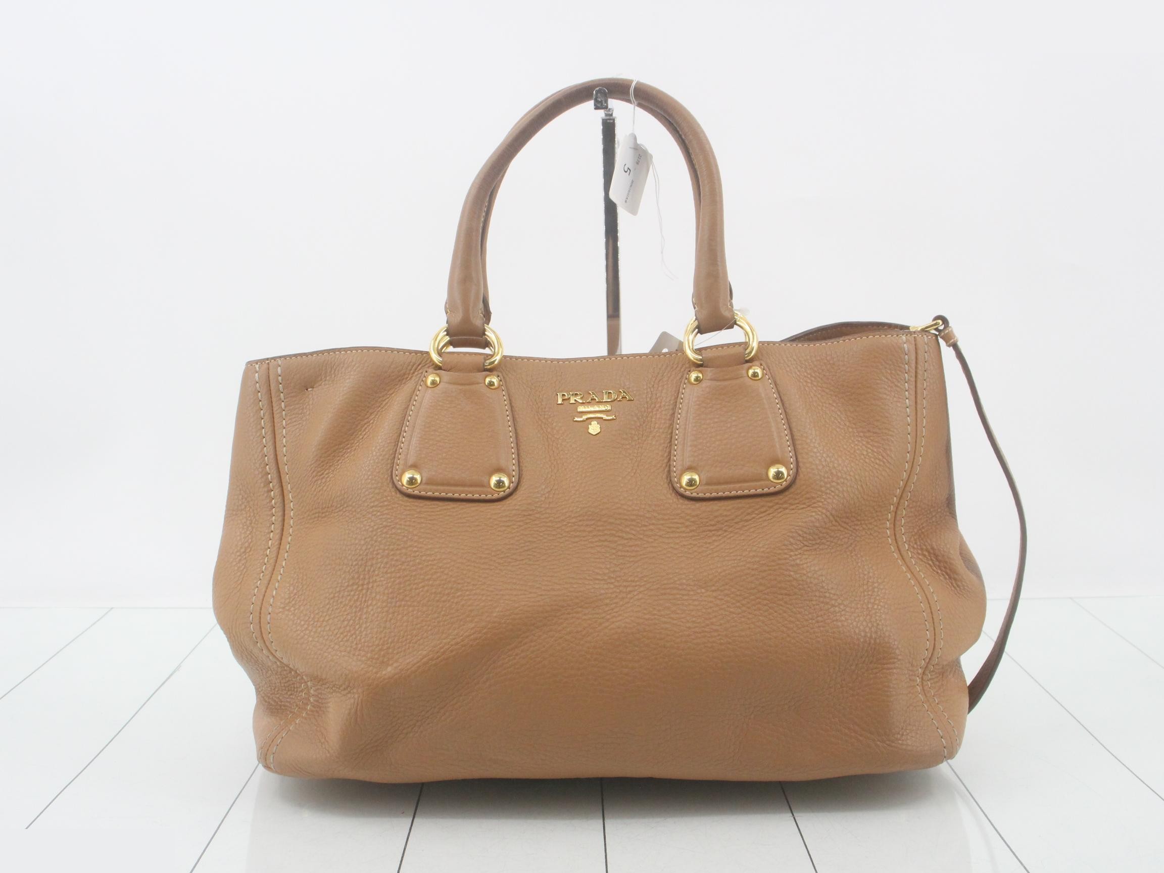 Leather 2-way bag