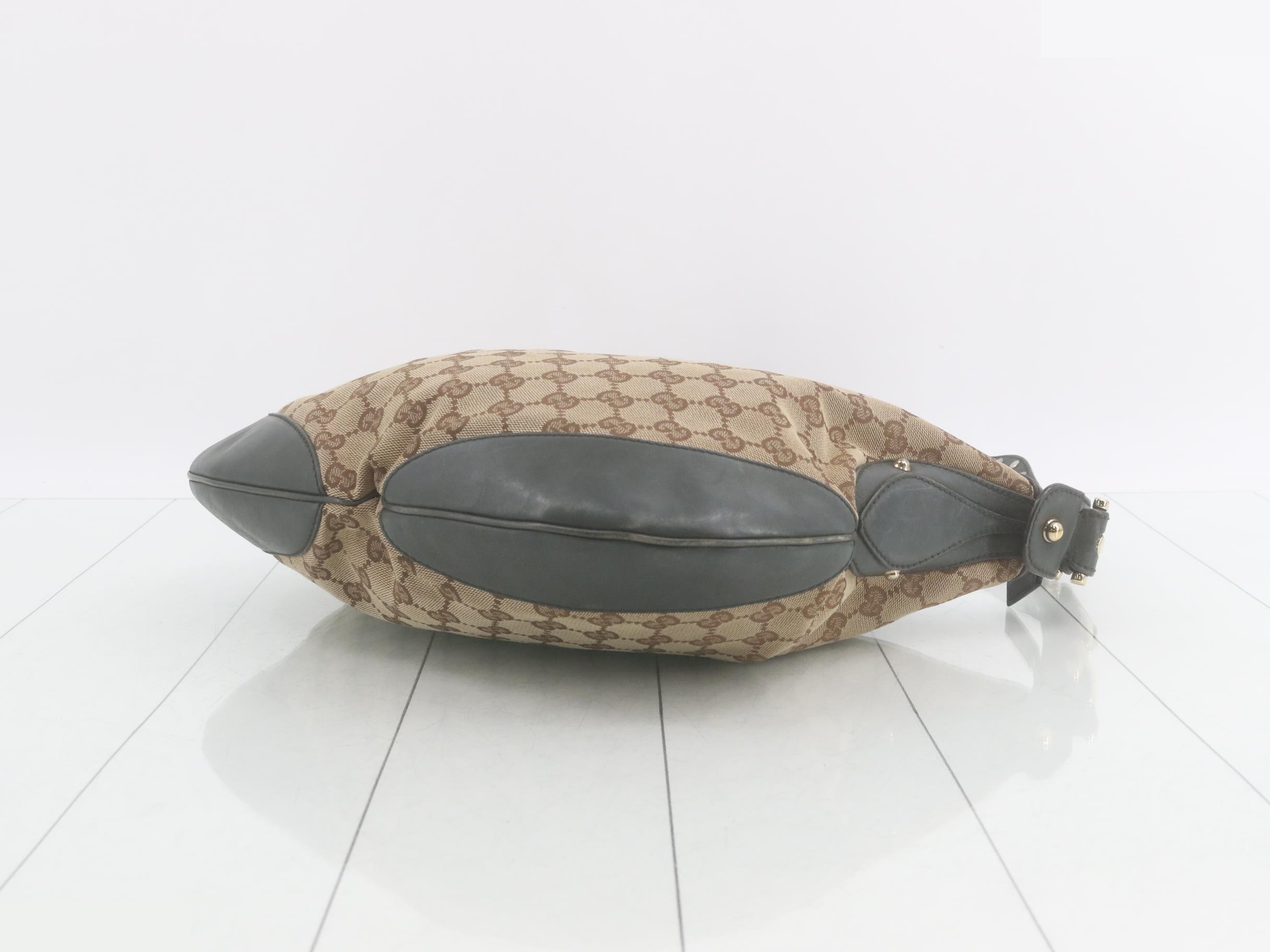 Shoulder bag, GG canvas, Horsebit 1955, 146249 — view 6