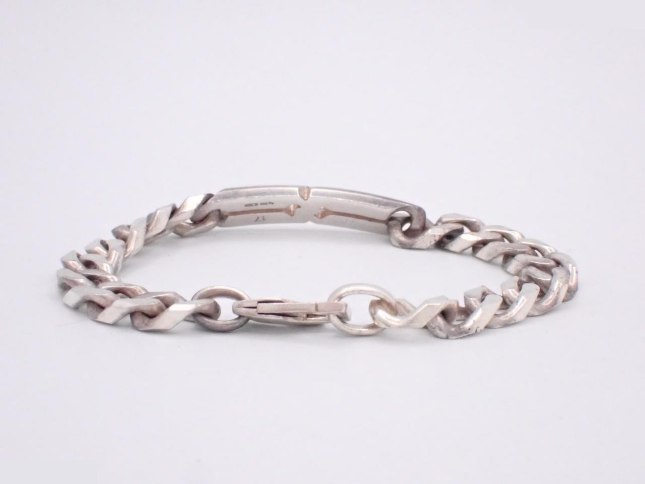 SV925 Knot Bracelet, 27.2g, Wrist Circumference Approx. 17.5cm — view 2