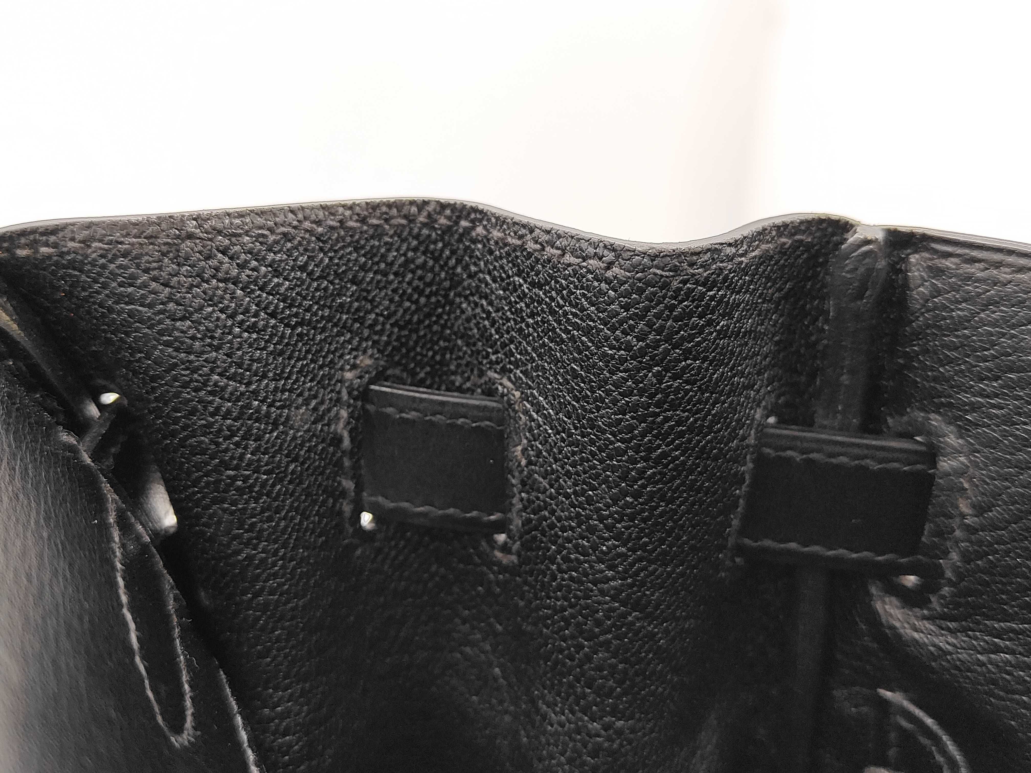 Kelly Laqui 35 Box Calf/Toile Officier K Handbag — view 15