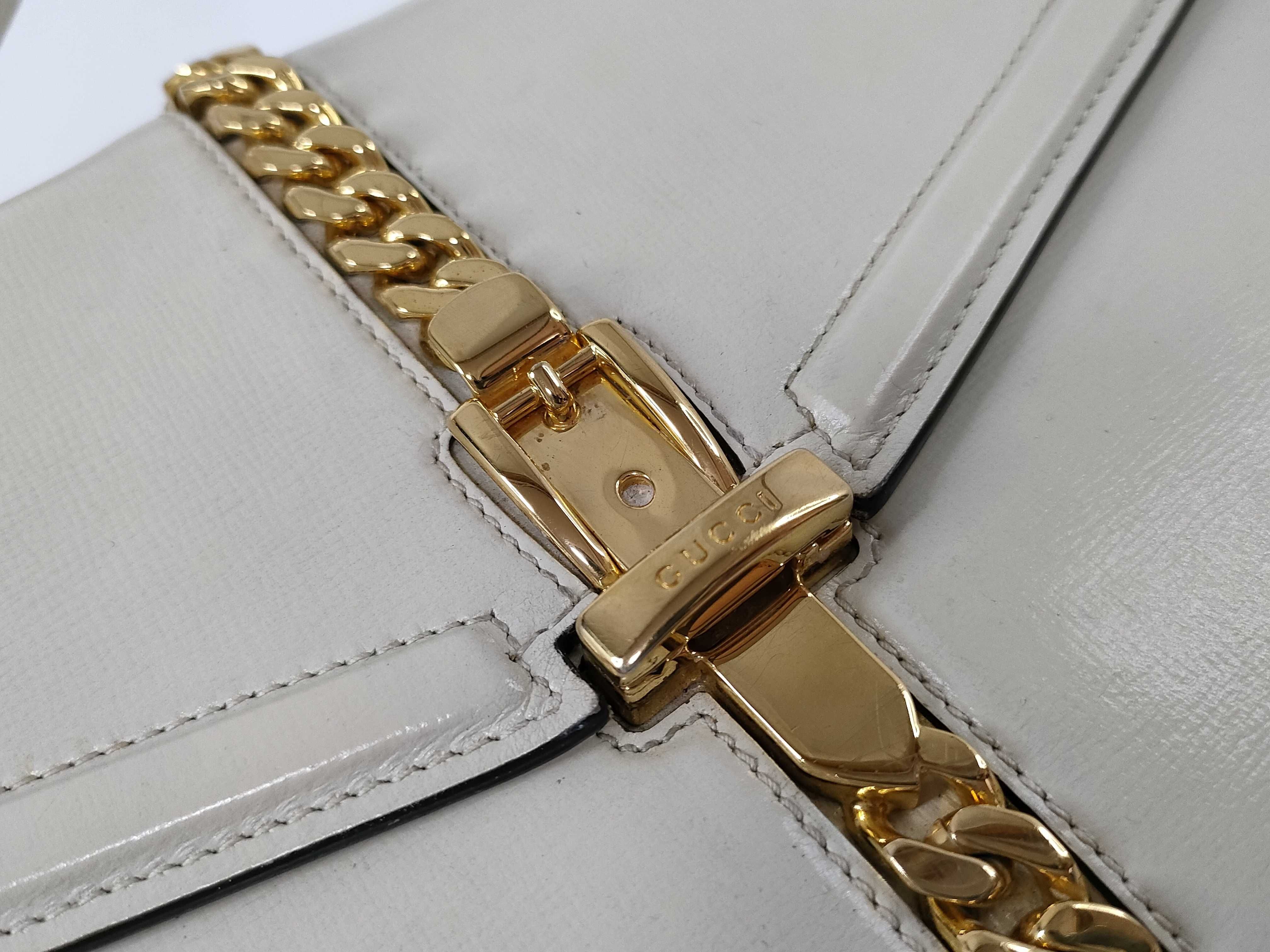 Sylvie Bag White Gold Chain 602781 Handbag — view 15