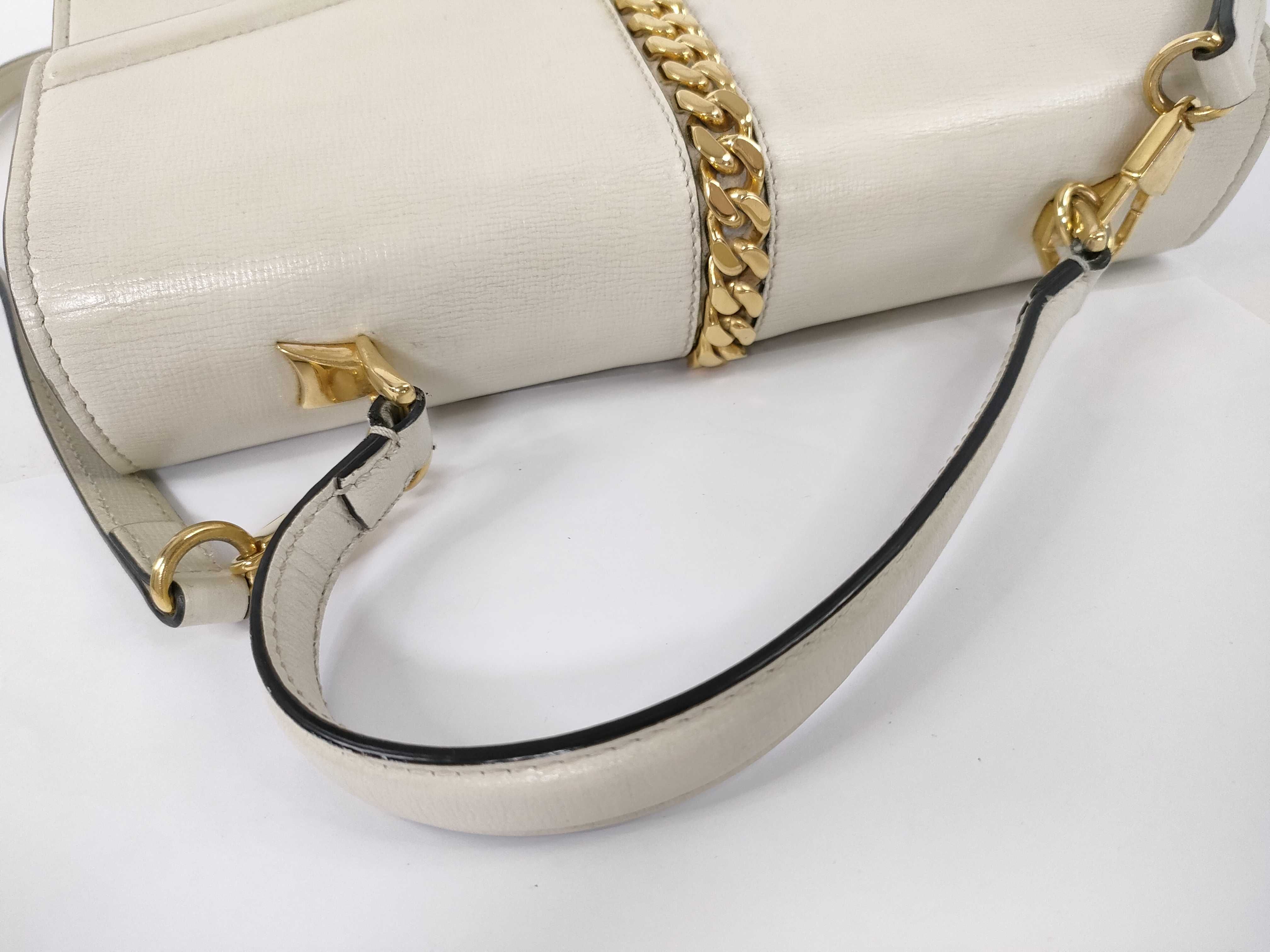 Sylvie Bag White Gold Chain 602781 Handbag — view 3