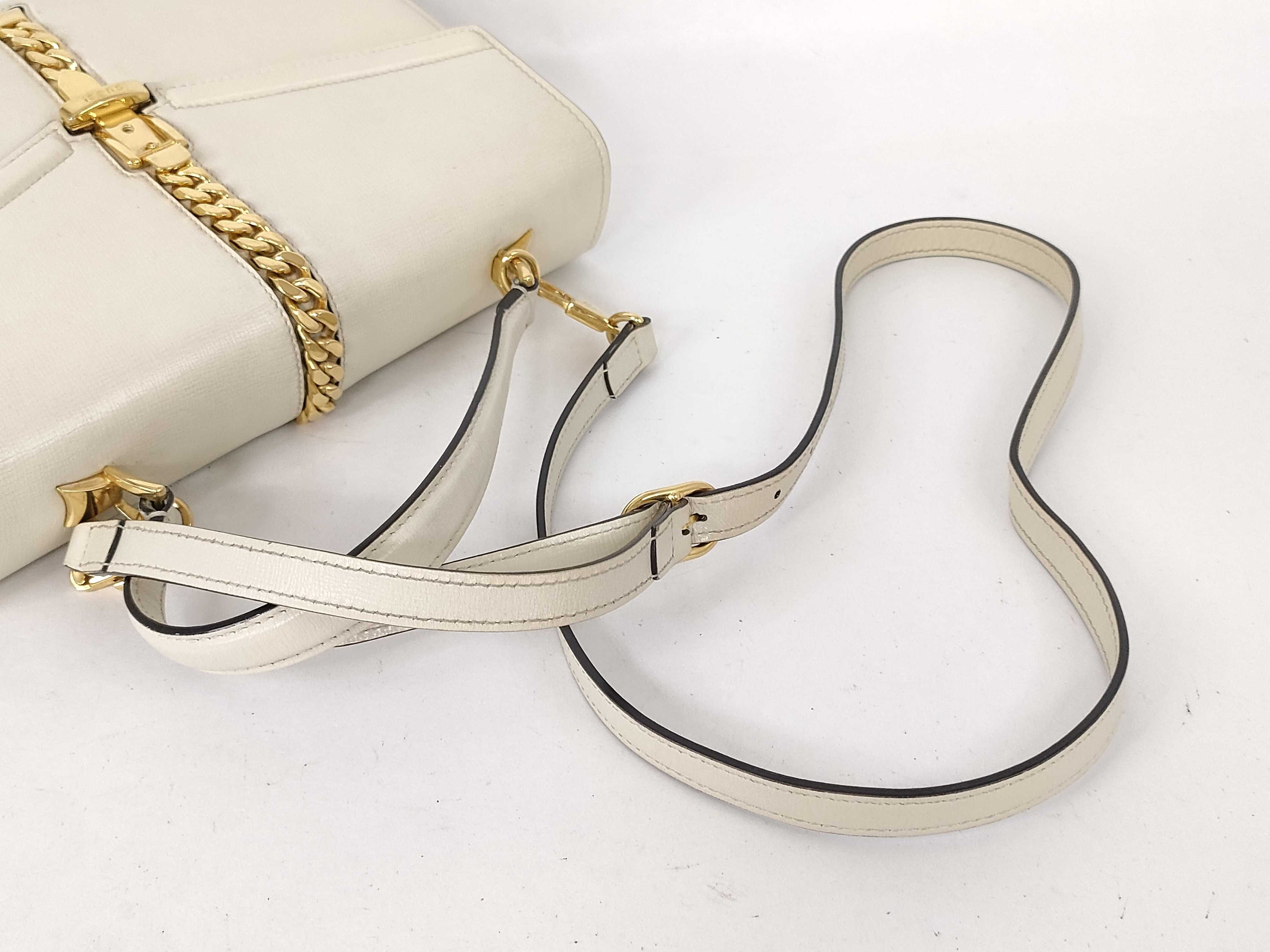 Sylvie Bag White Gold Chain 602781 Handbag — view 6