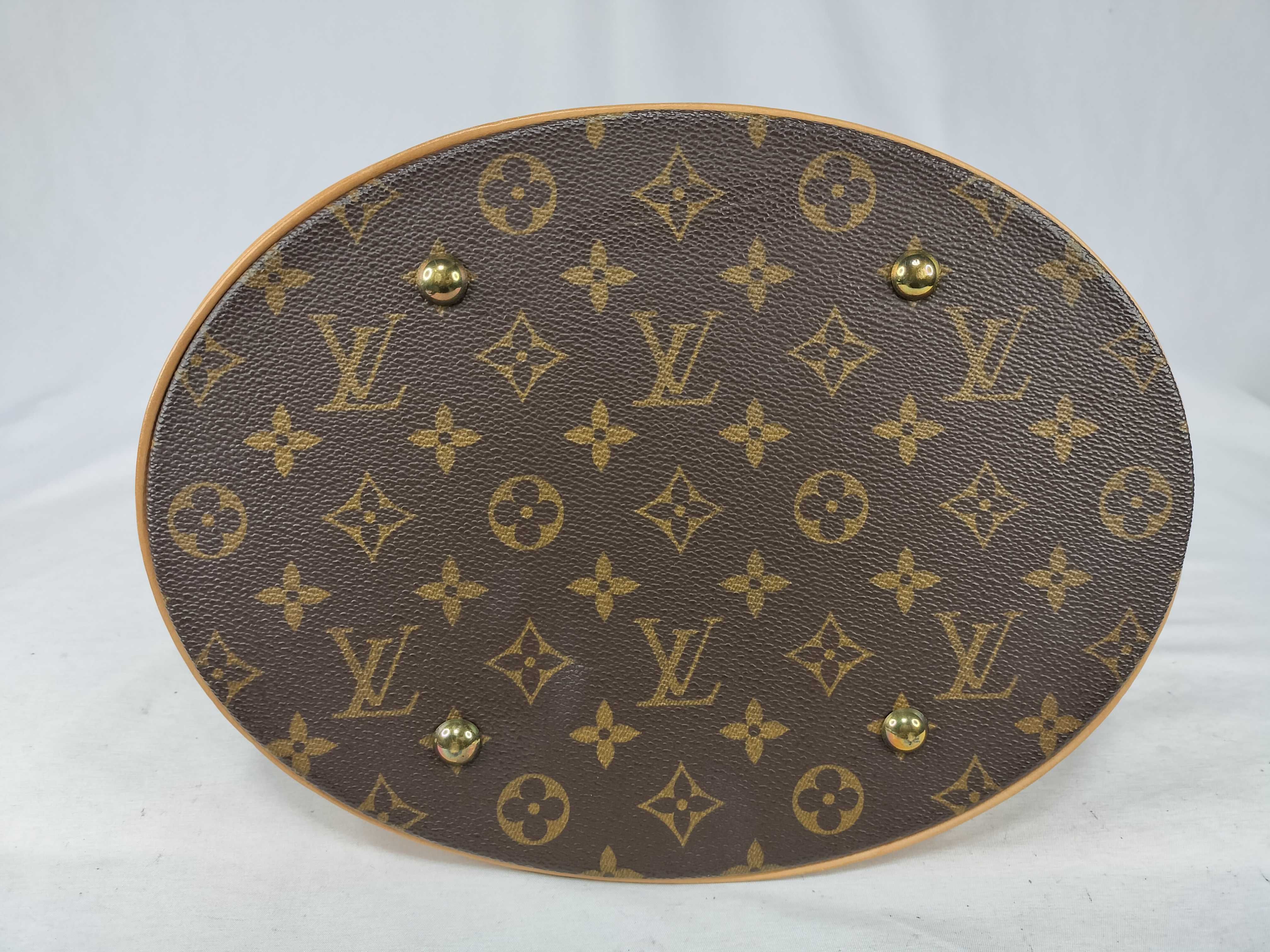 Monogram Tote Bag Monogram Bucket GM M42236 LV Pouch Shoulder Bag — view 7