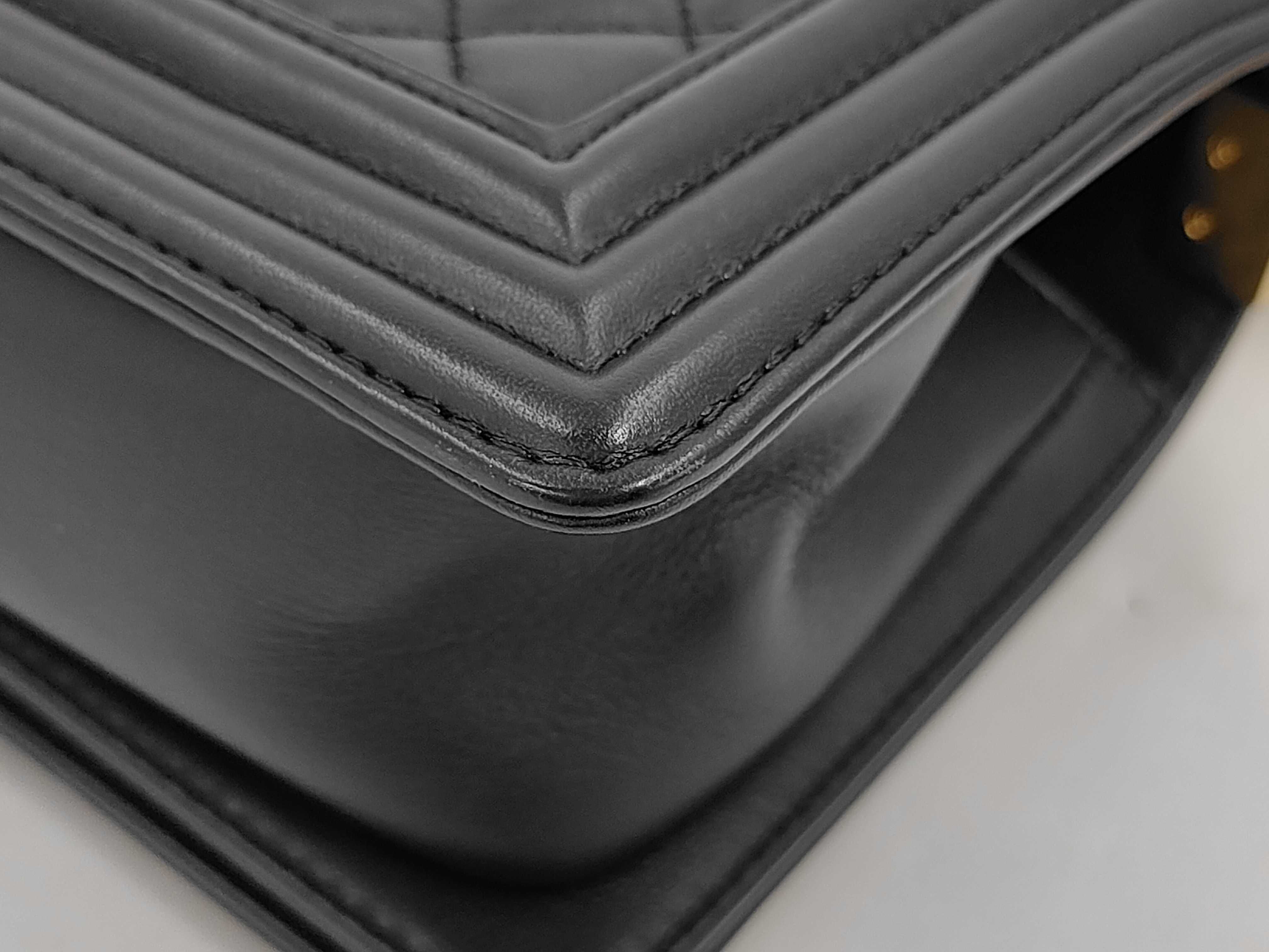 Boy Chanel Matelassé Lambskin Shoulder Bag — view 3
