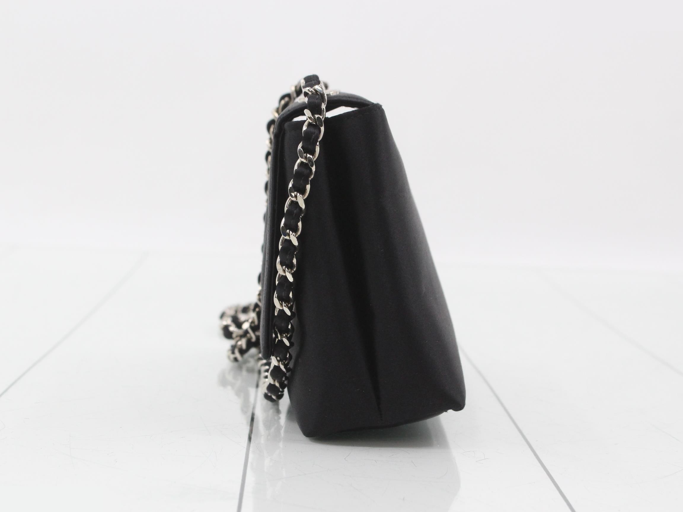 Satin Camellia Shoulder Bag — view 3
