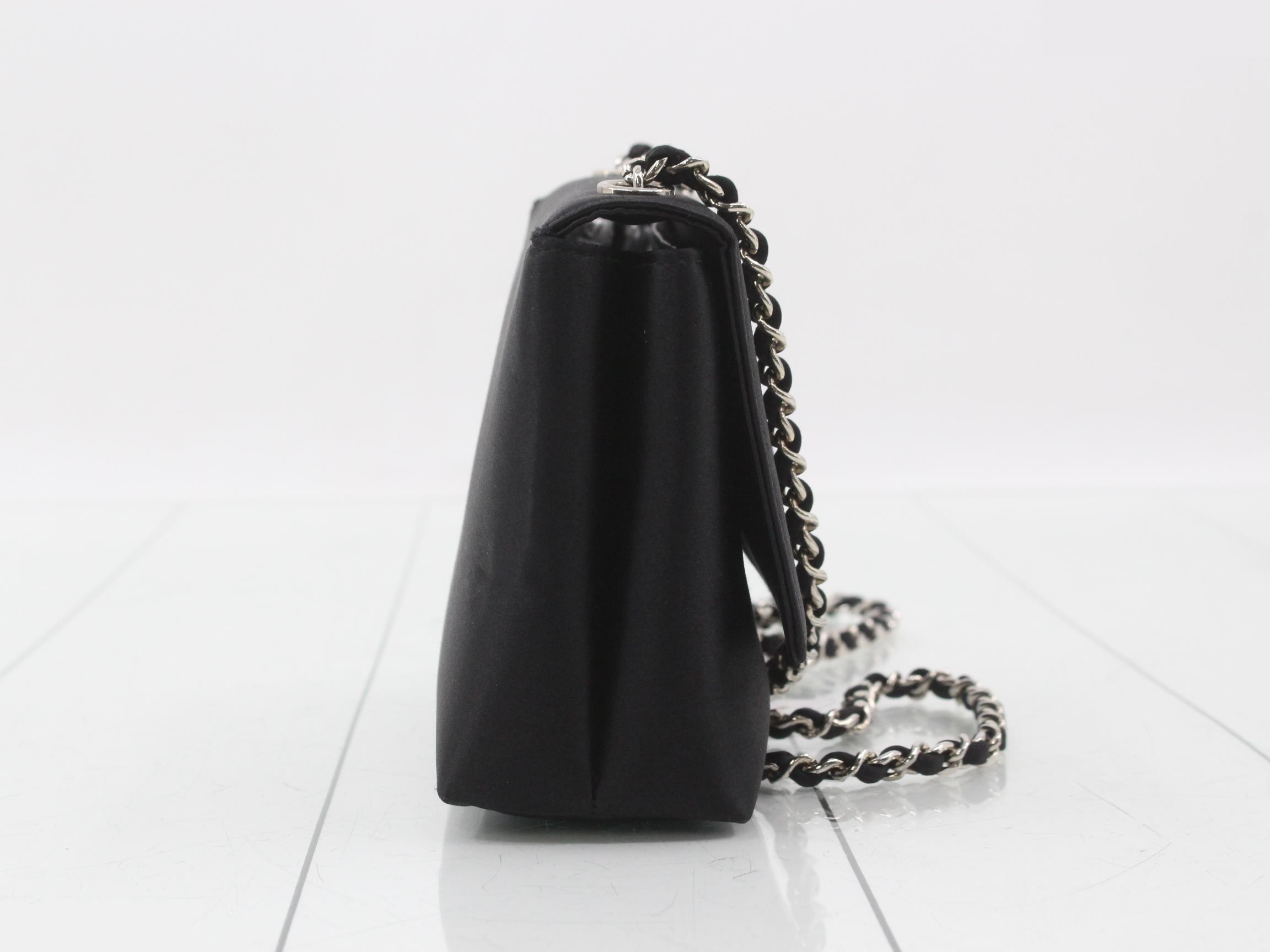 Satin Camellia Shoulder Bag — view 4