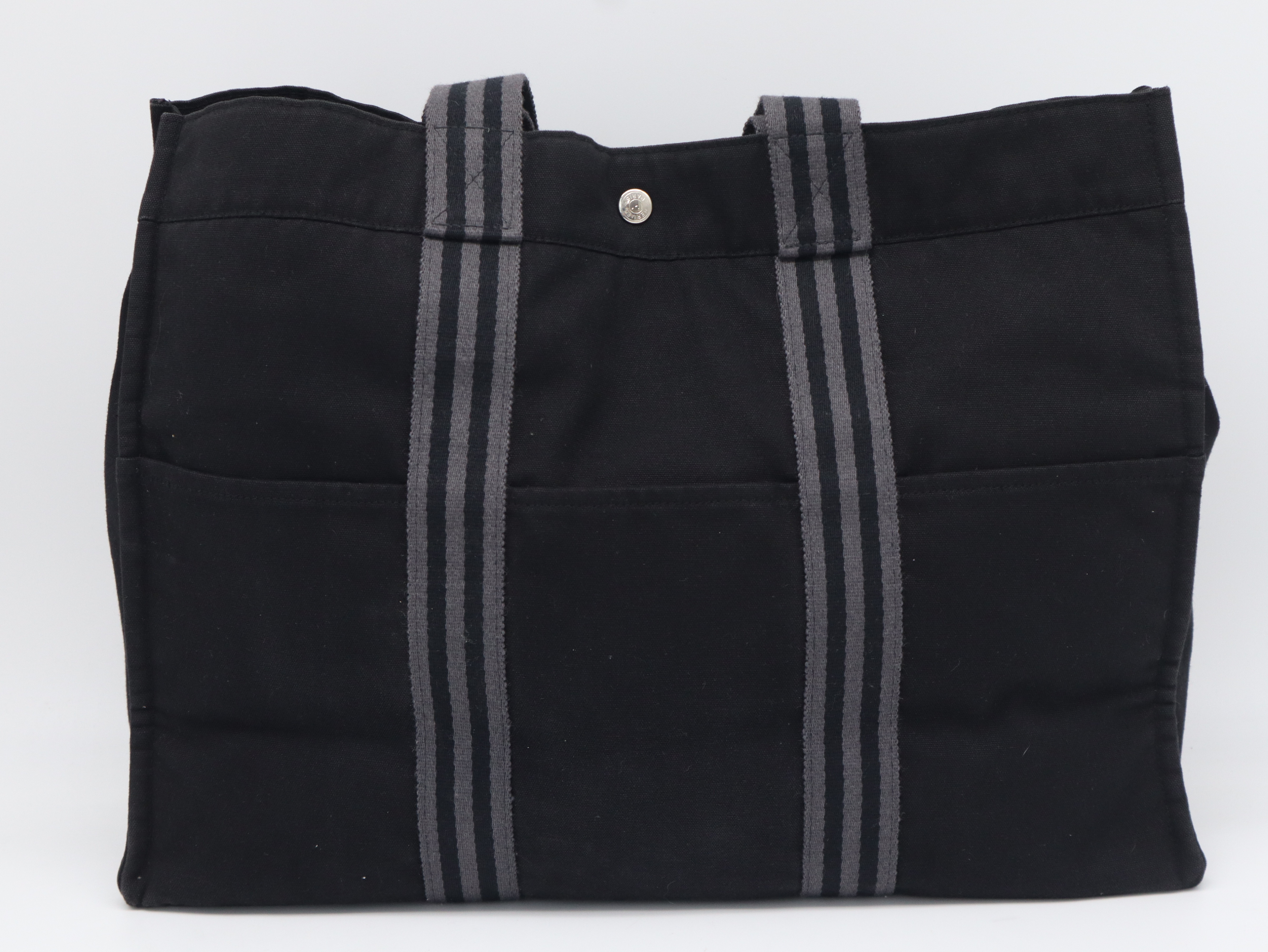 Fourre-Tout GM Canvas Black Tote Bag — view 2