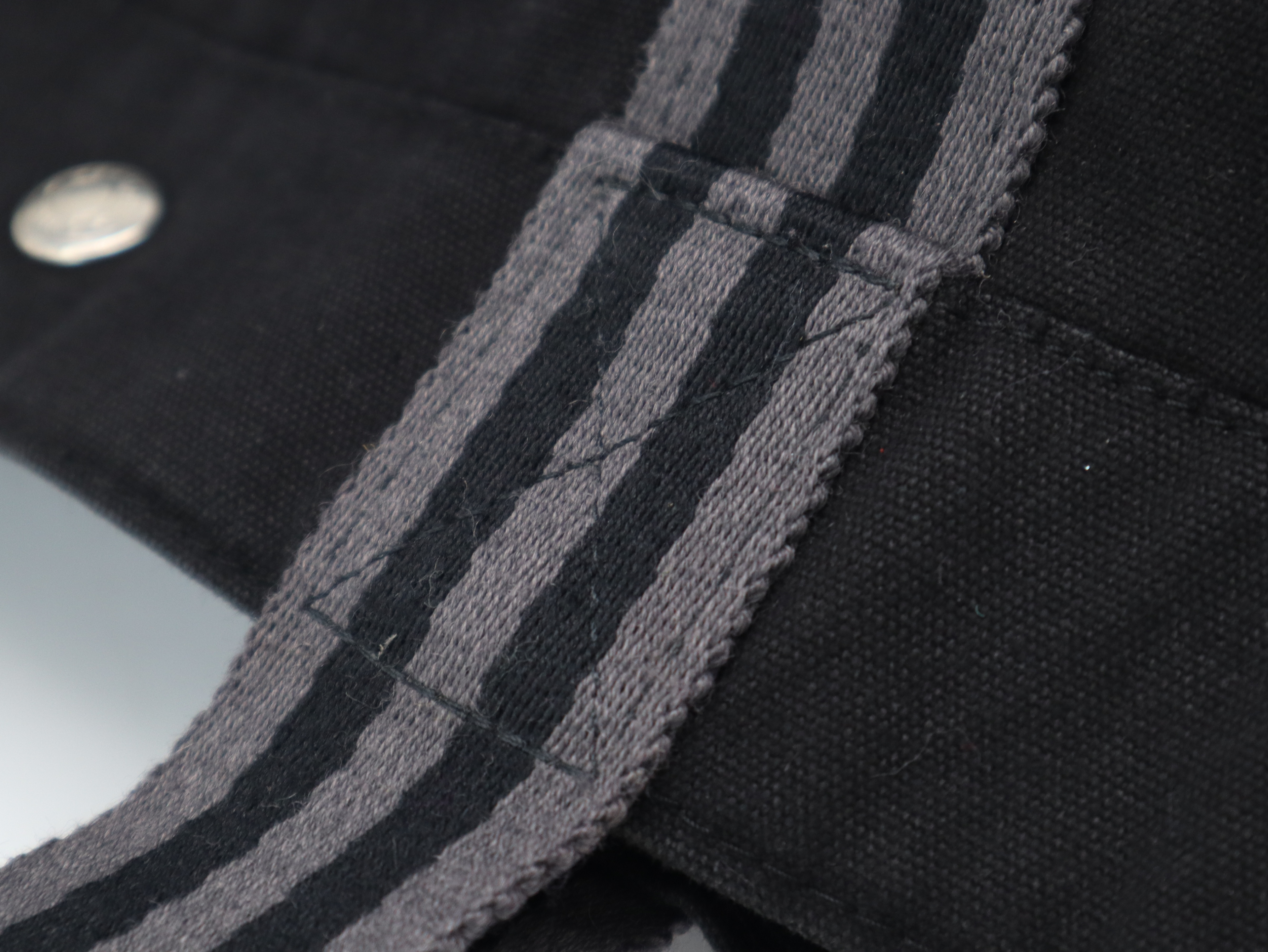 Fourre-Tout GM Canvas Black Tote Bag — view 8