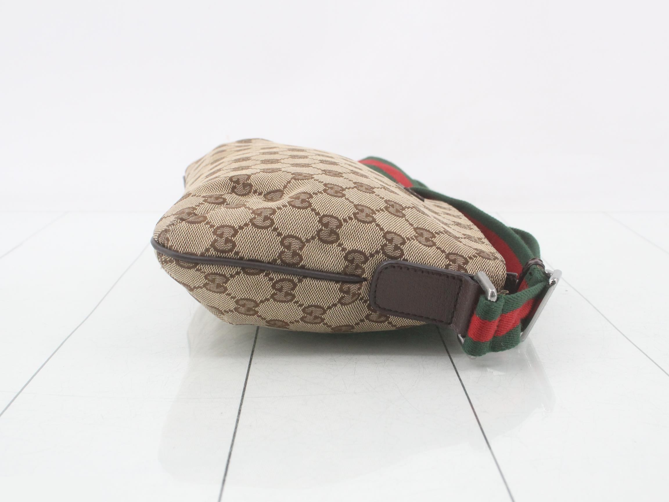 GG Canvas Hobo, Sherry Brown, Silver Hardware, 29 x 19 x 3 cm — view 3