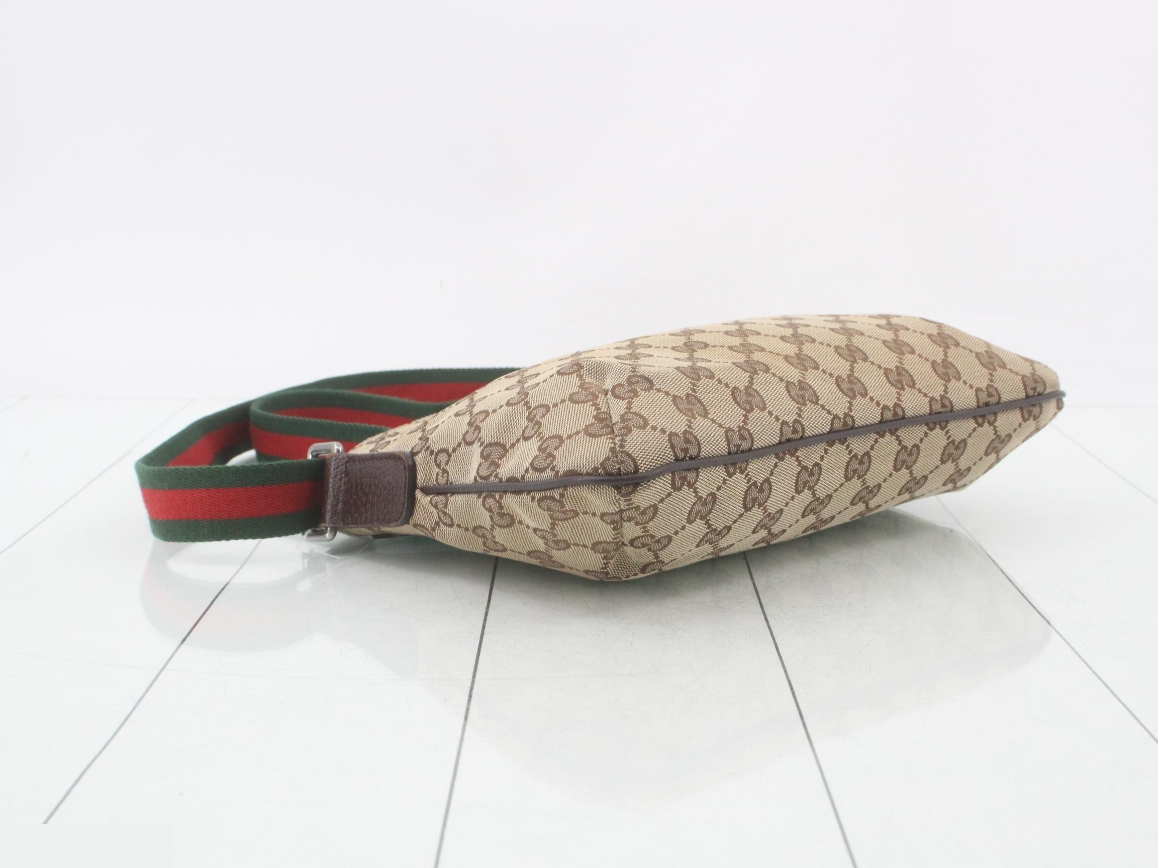 GG Canvas Hobo, Sherry Brown, Silver Hardware, 29 x 19 x 3 cm — view 5