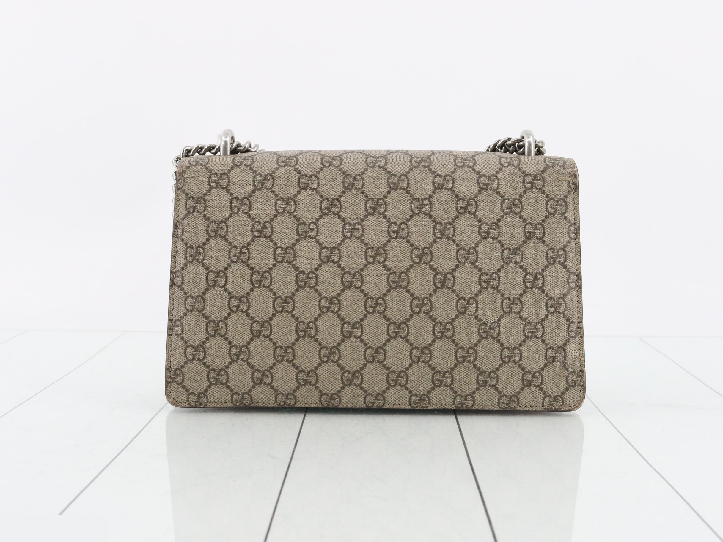 Dionysus GG Supreme Beige Chain Shoulder Bag — view 2