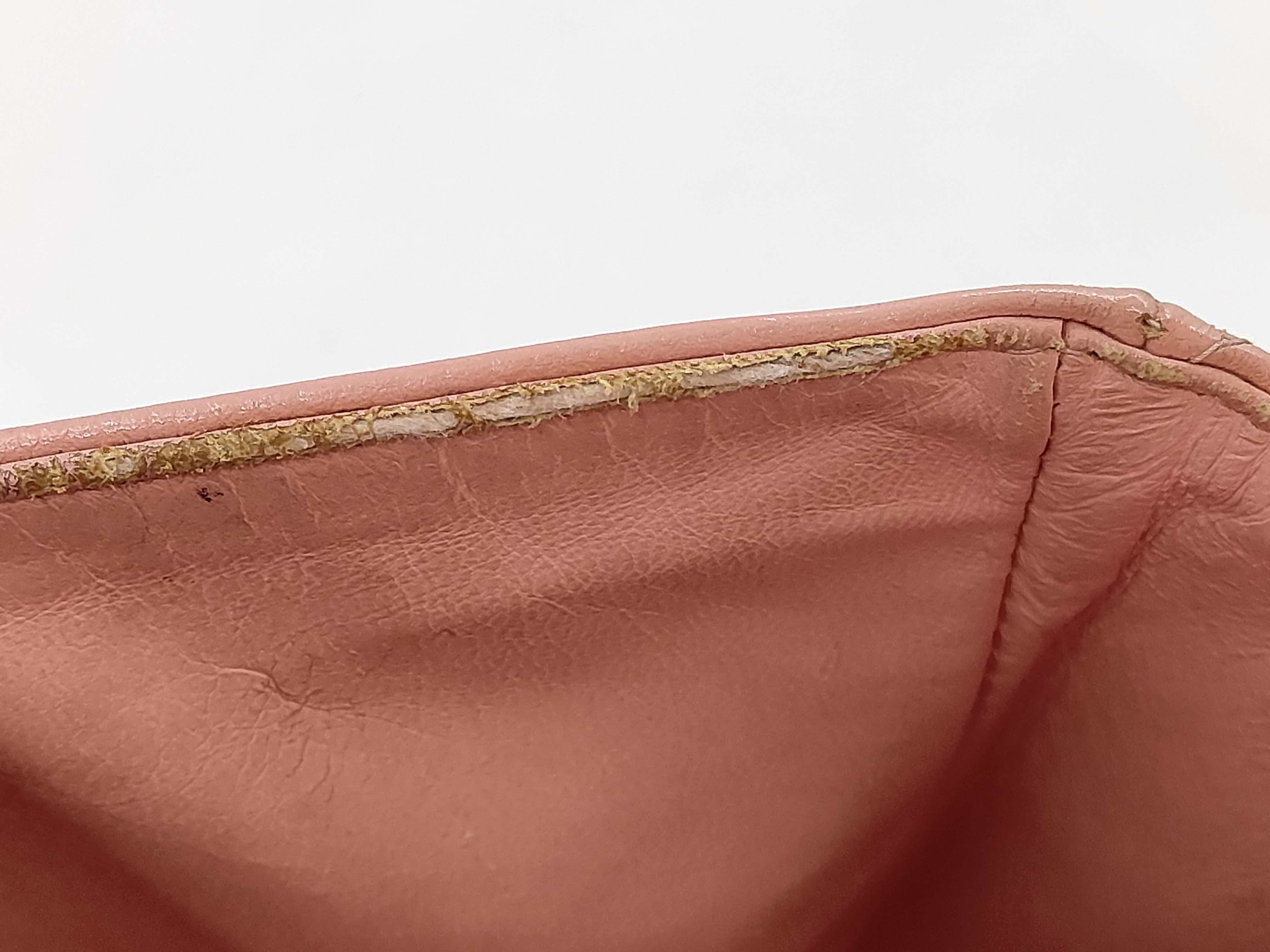 Caviar Skin Matelassé Double Flap Shoulder Bag, Pink, Size 25 — view 15