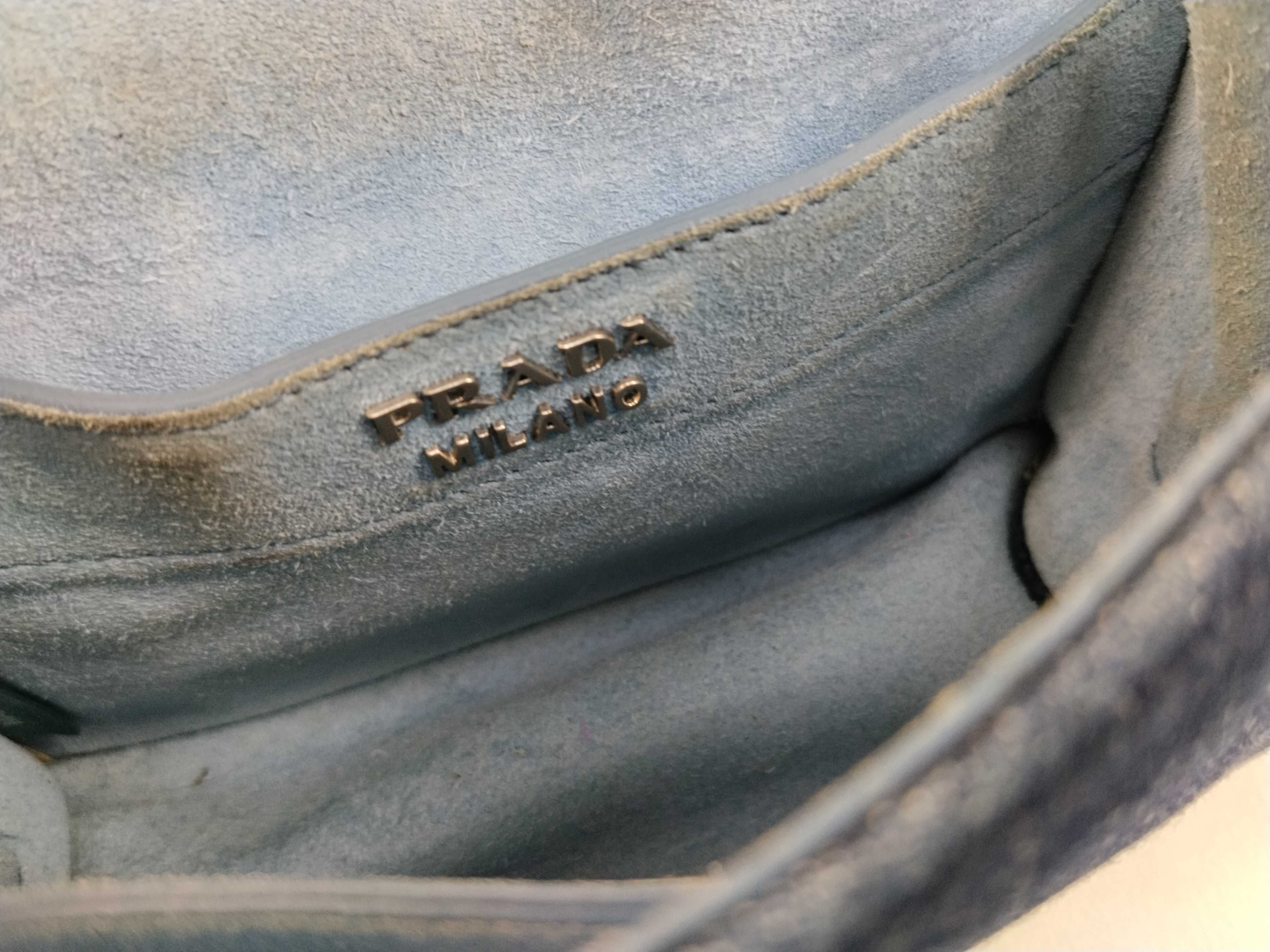 shoulder bag, denim green shoulder bag — view 10