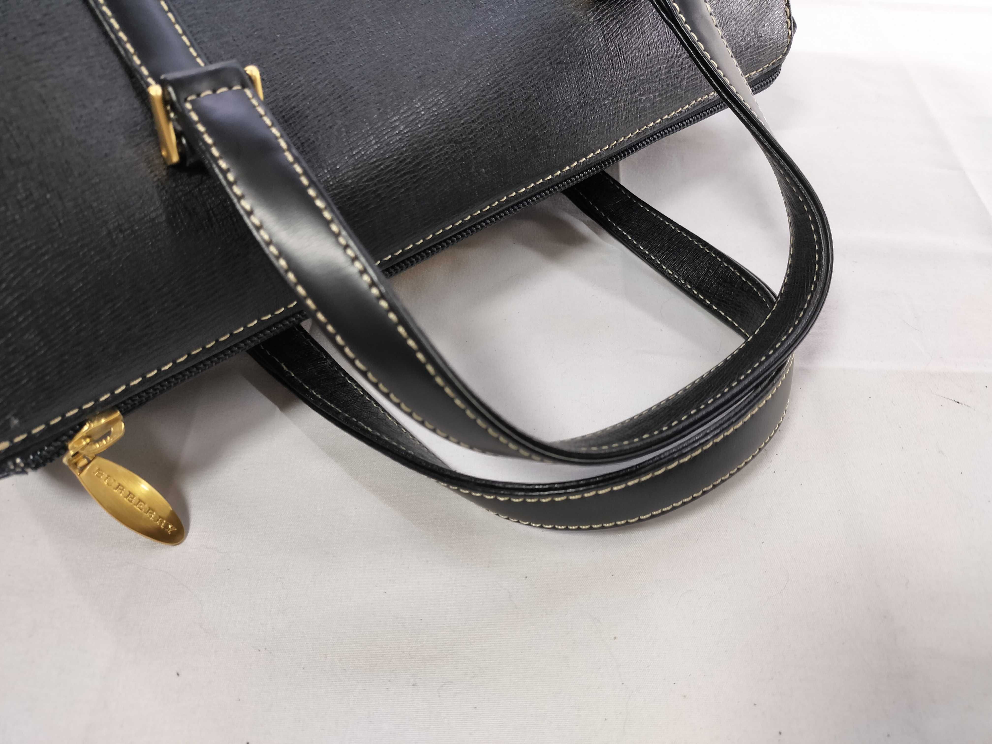 Mini Boston Leather Tote Bag — view 3