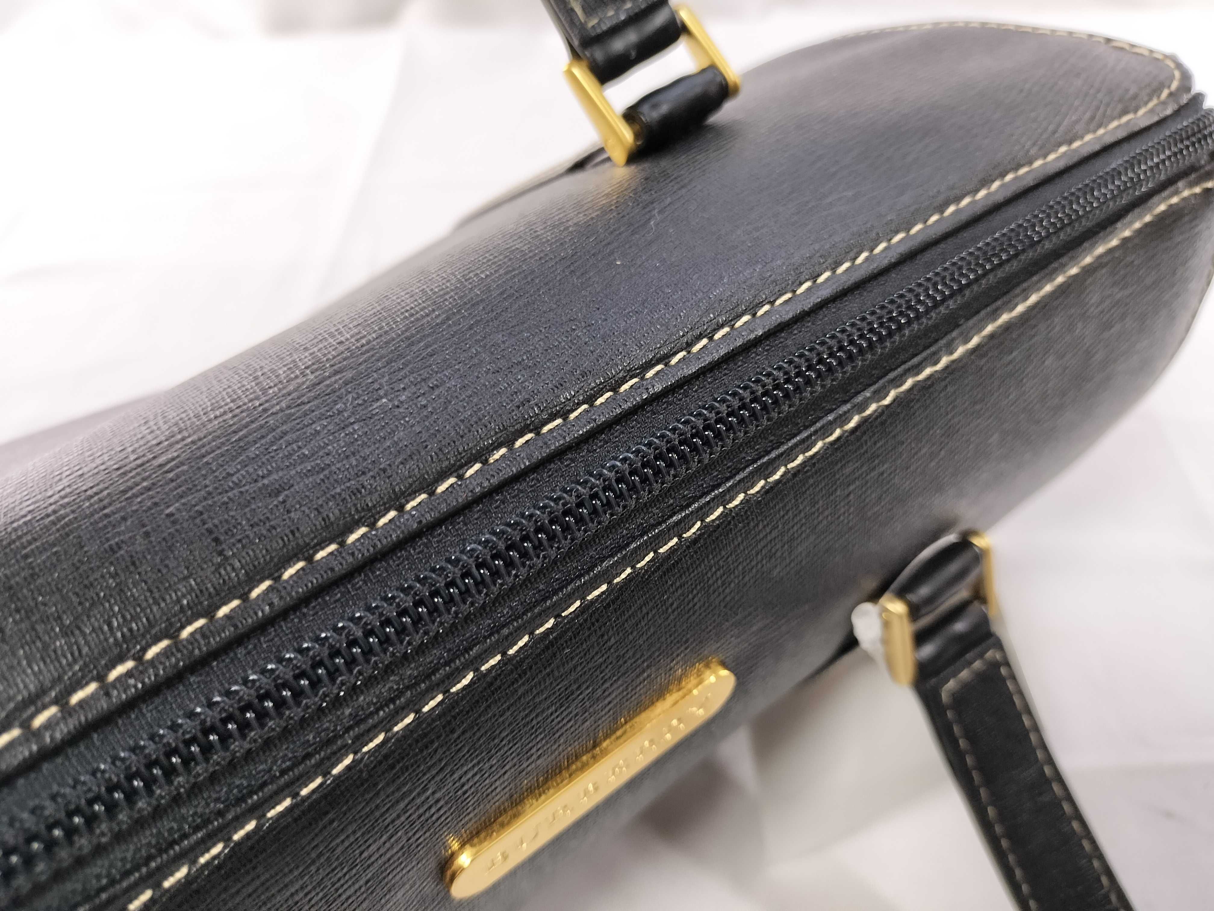 Mini Boston Leather Tote Bag — view 6