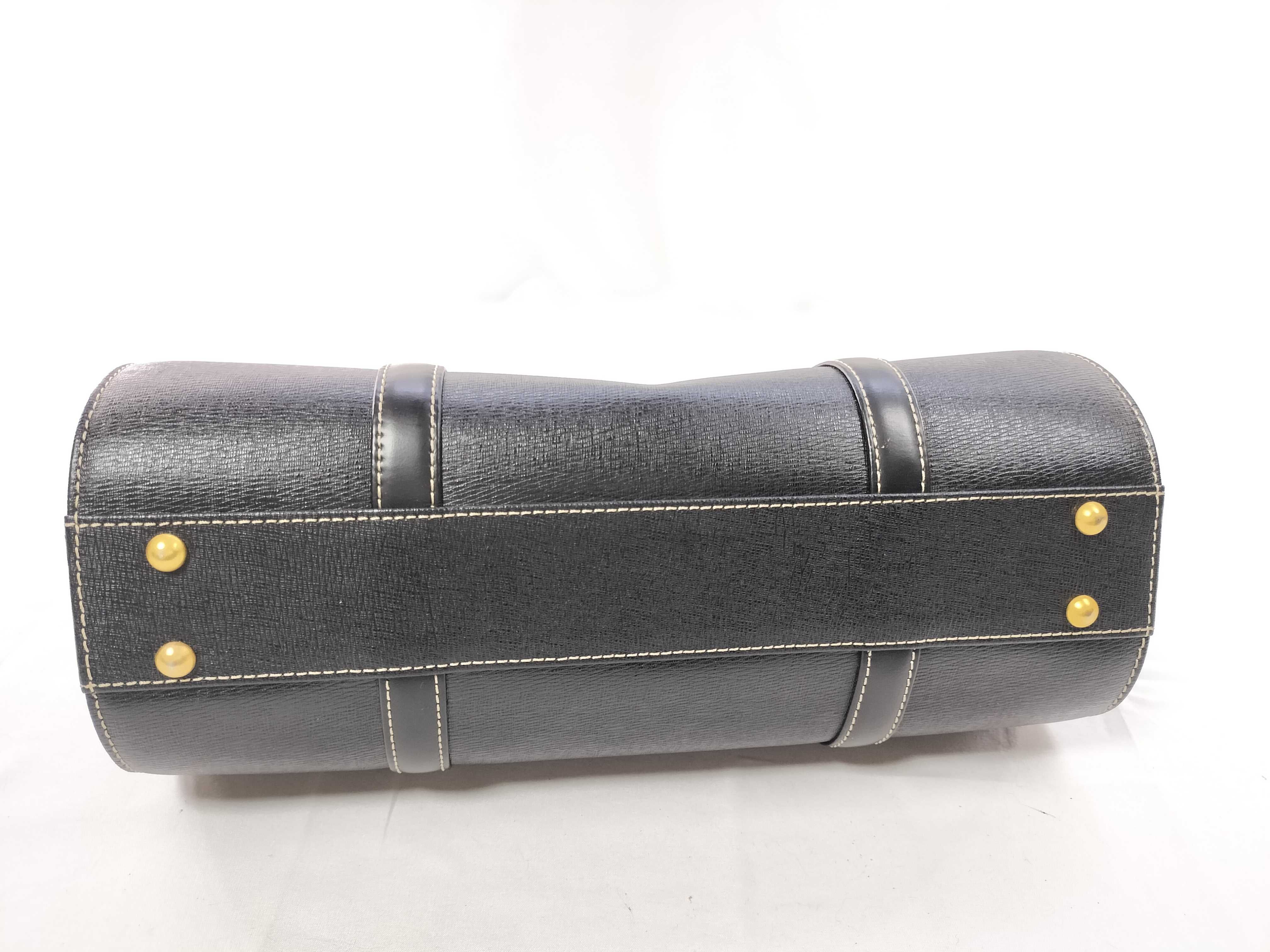 Mini Boston Leather Tote Bag — view 8