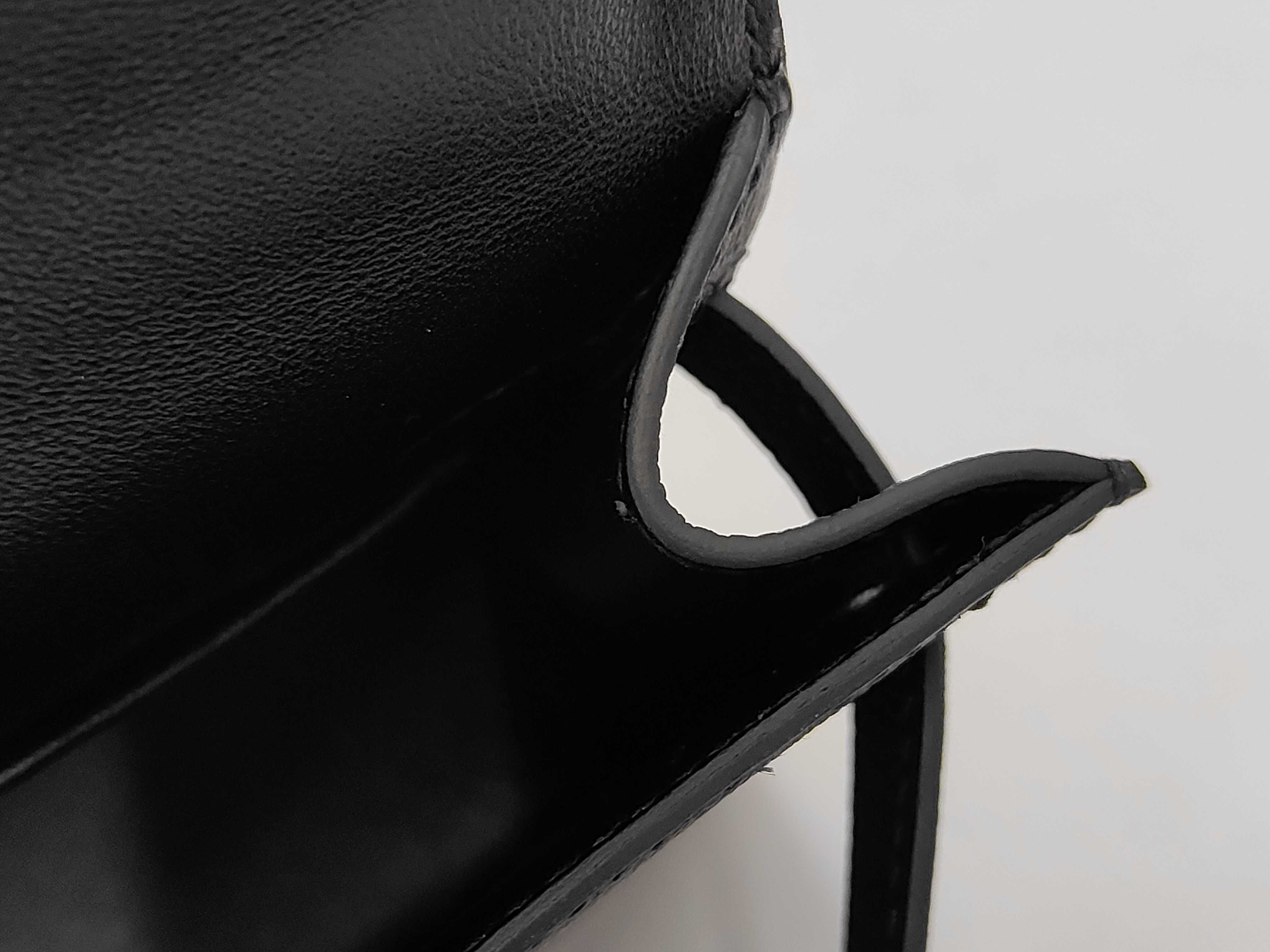 Mini Kelly Noir Epsom Gold K Stamp Handbag — view 11