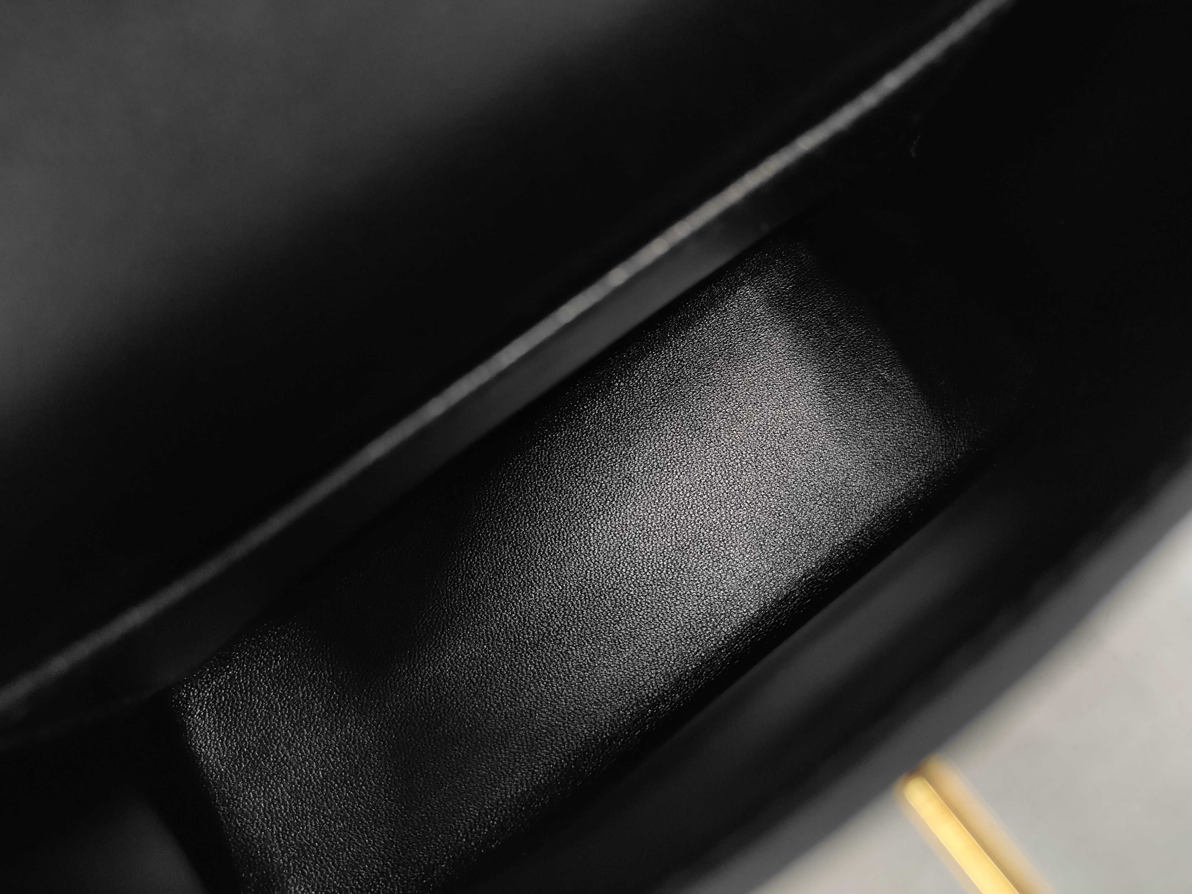 Mini Kelly Noir Epsom Gold K Stamp Handbag — view 8