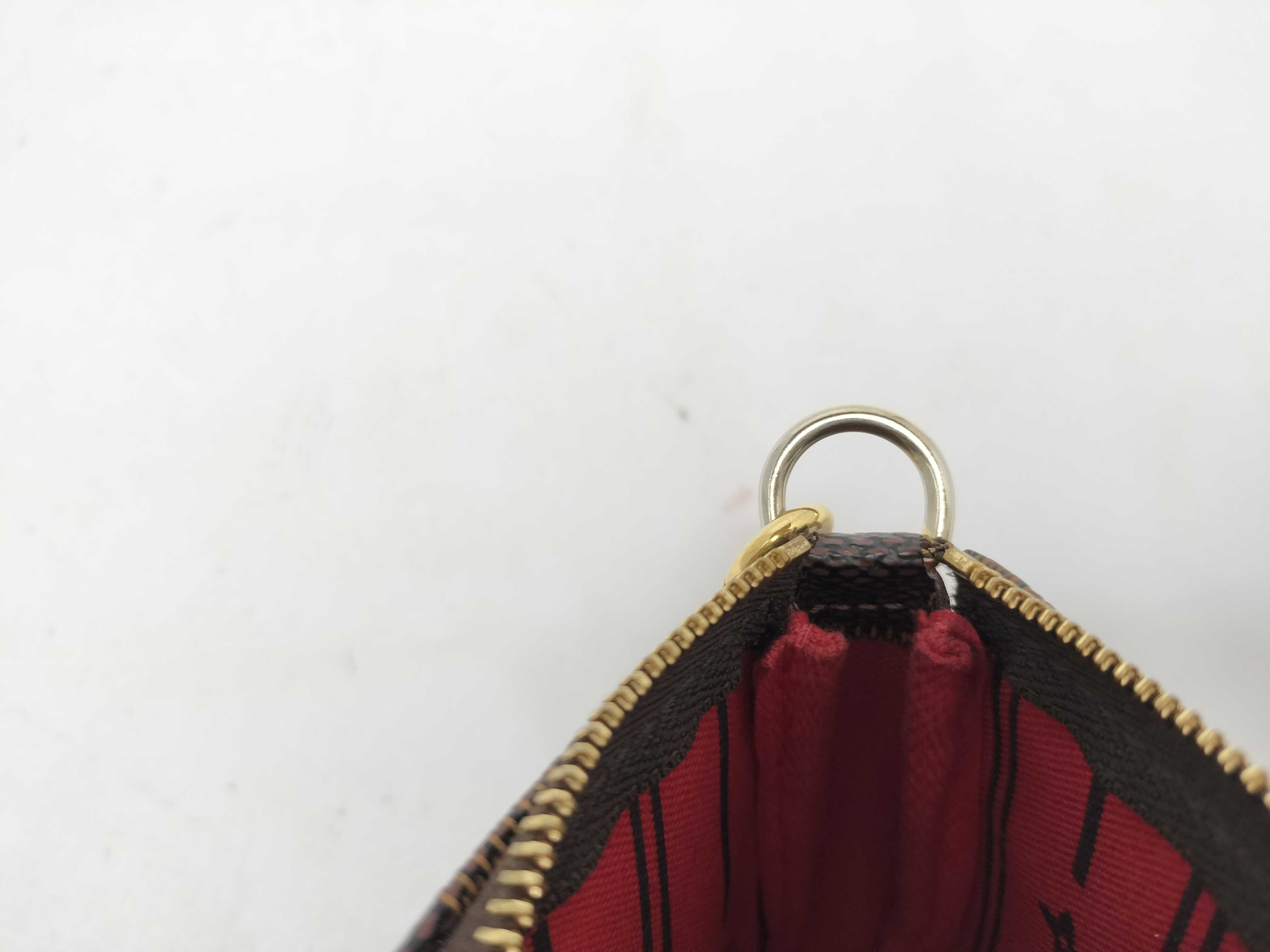 Damier Louis Vuitton Mini Pouch Shoulder Bag Pouch — view 11