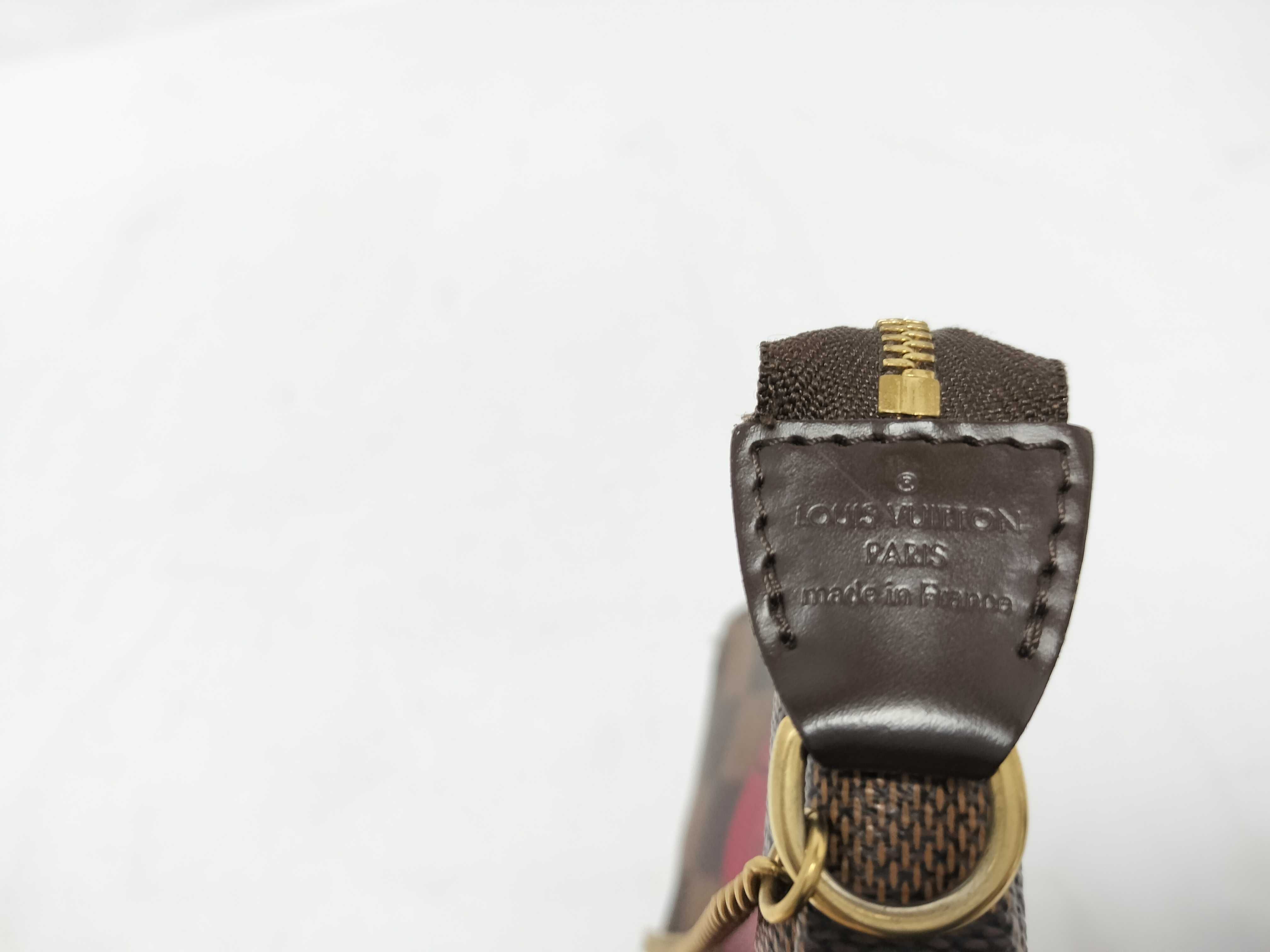 Damier Louis Vuitton Mini Pouch Shoulder Bag Pouch — view 13