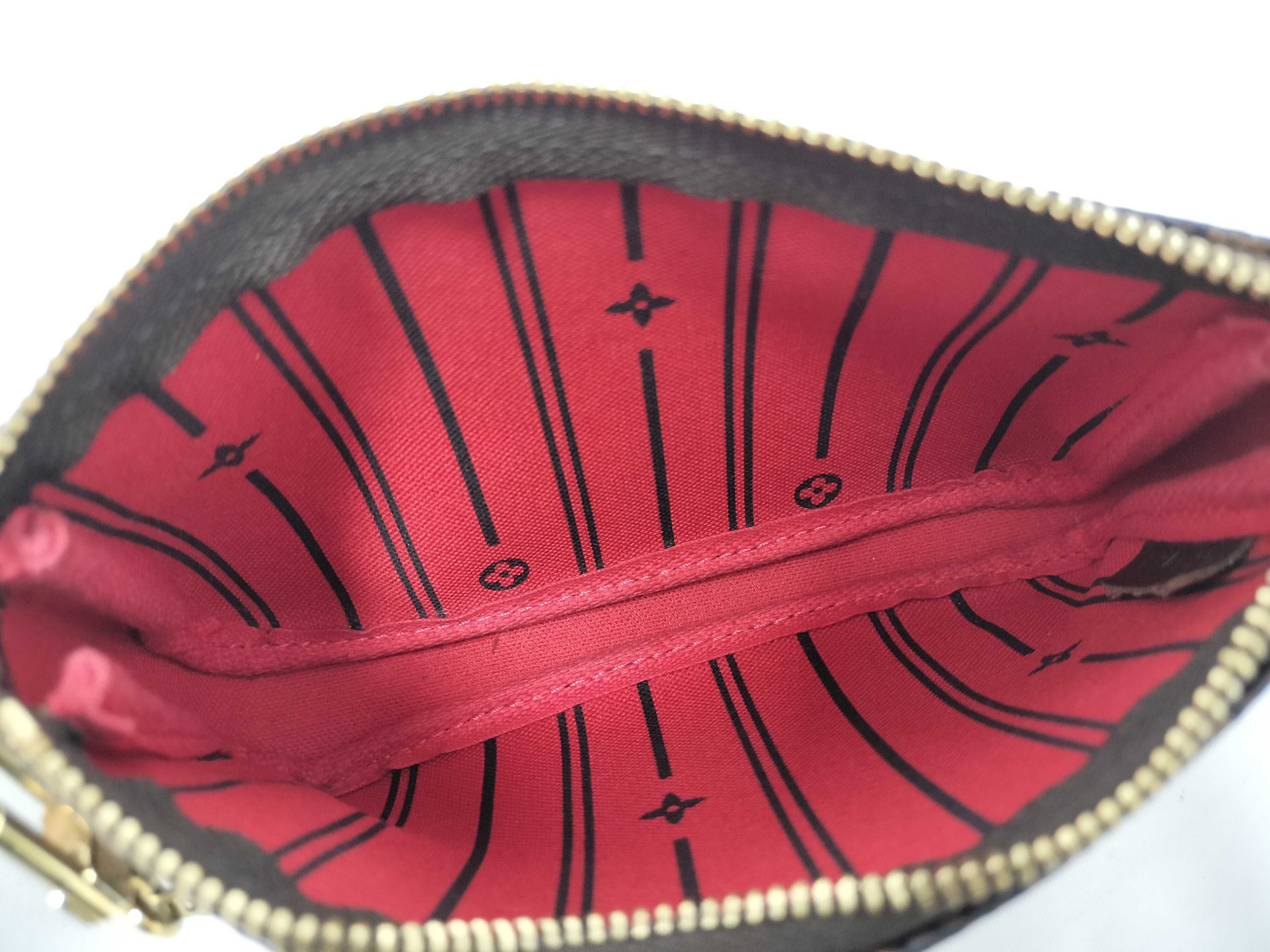 Damier Louis Vuitton Mini Pouch Shoulder Bag Pouch — view 10
