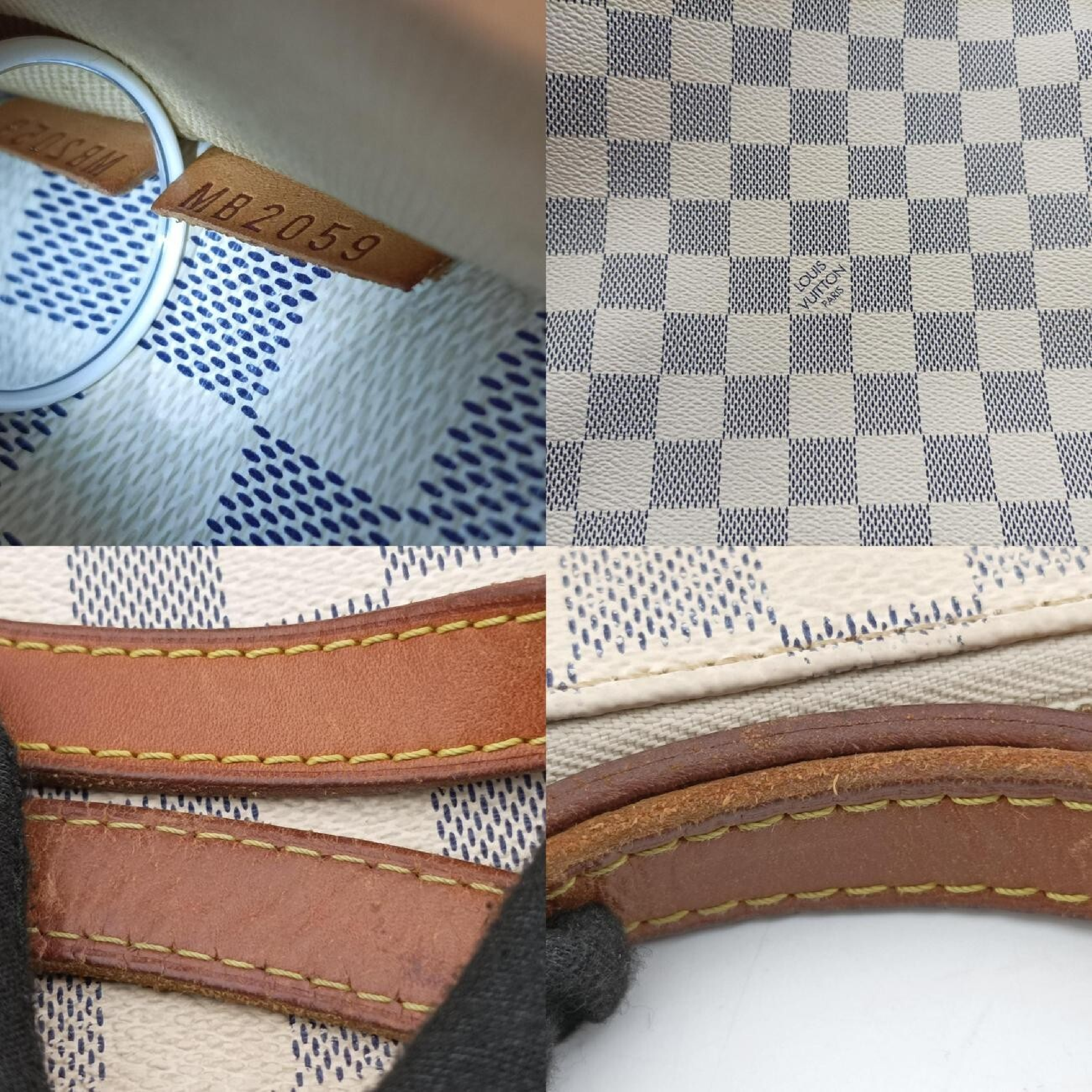 Totally MM Azur Damier Canvas N51262 MB2059 Handbag — view 8