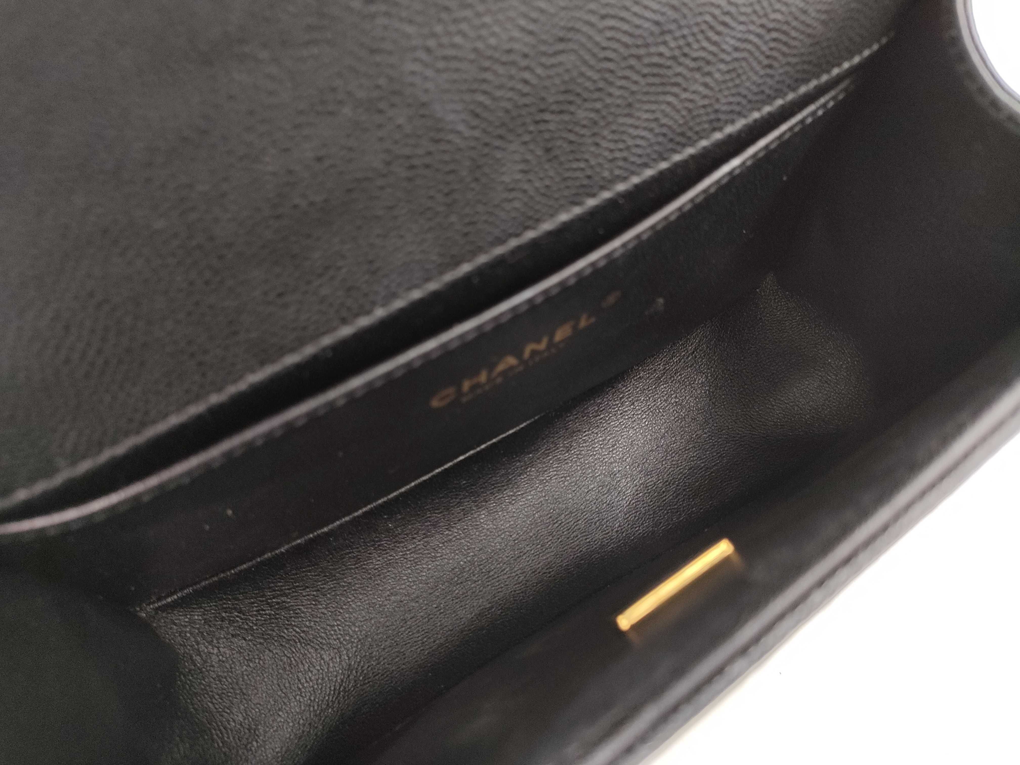 Boy Chanel Small Caviar Skin Shoulder Bag with Gold Hardware and IC Plate — view 11