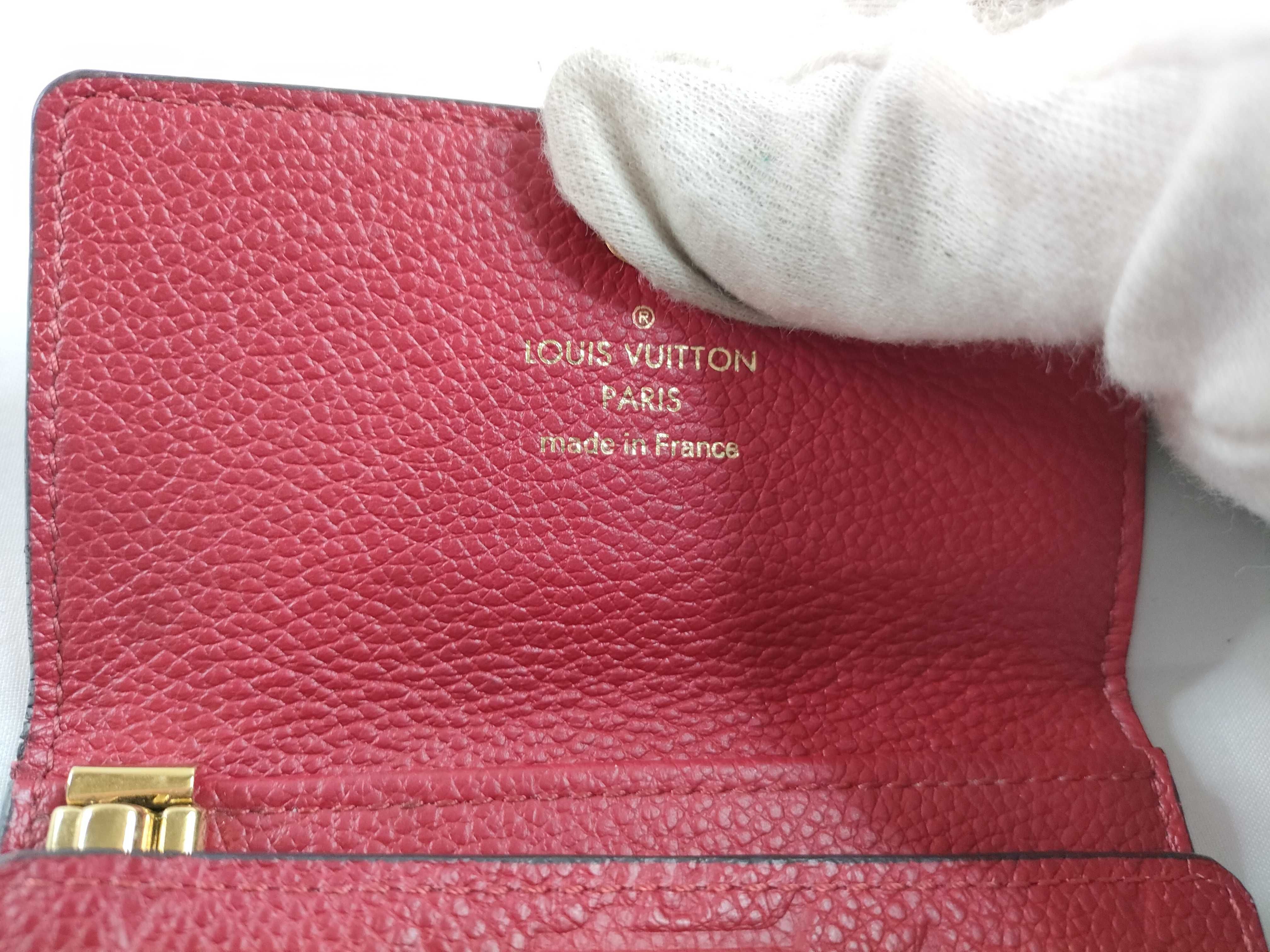 Monogram Empreinte Louis Vuitton Monogram Empreinte Multicles 6 Red M63708 SP1159 Key Case — view 11