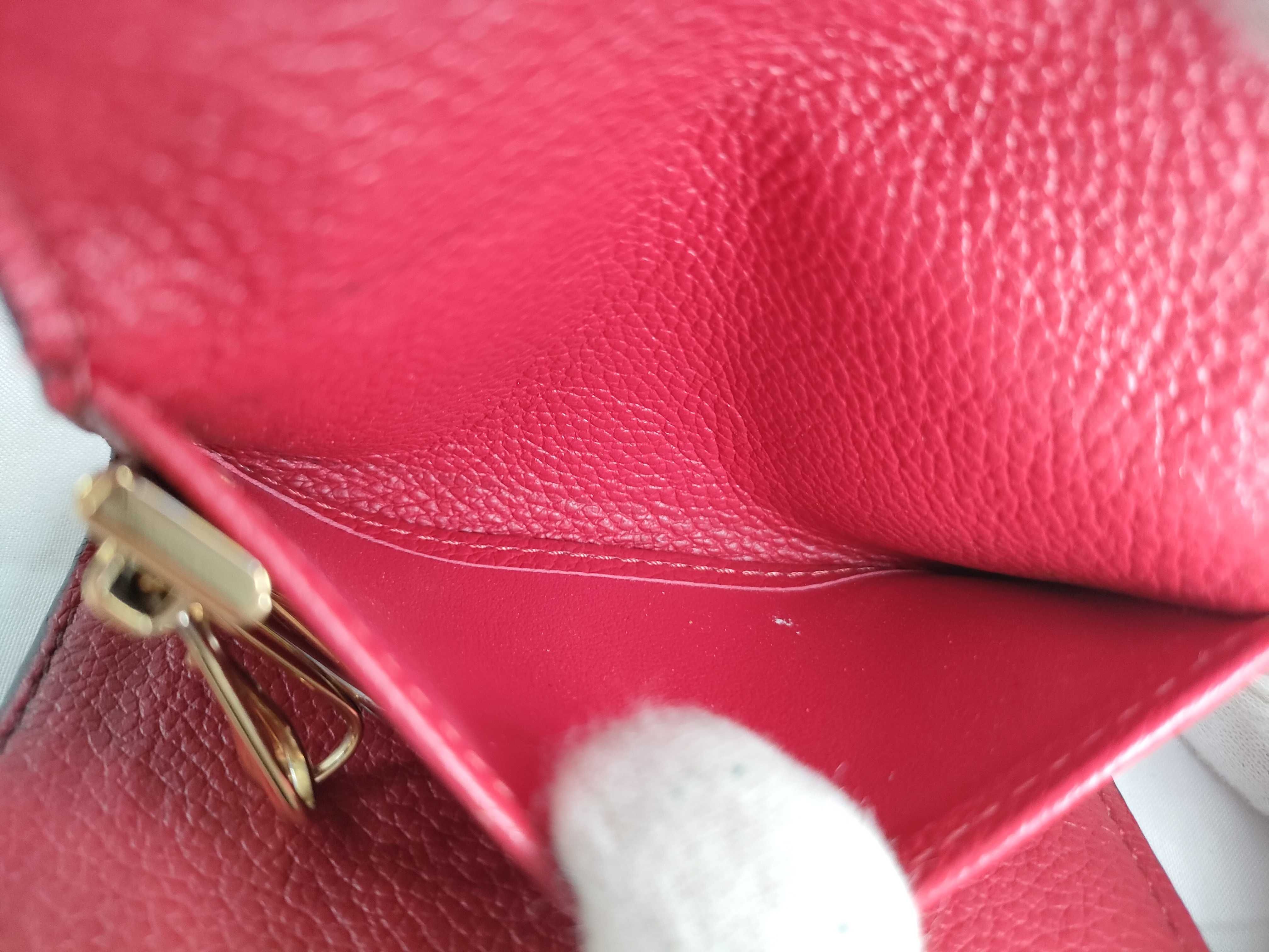 Monogram Empreinte Louis Vuitton Monogram Empreinte Multicles 6 Red M63708 SP1159 Key Case — view 12