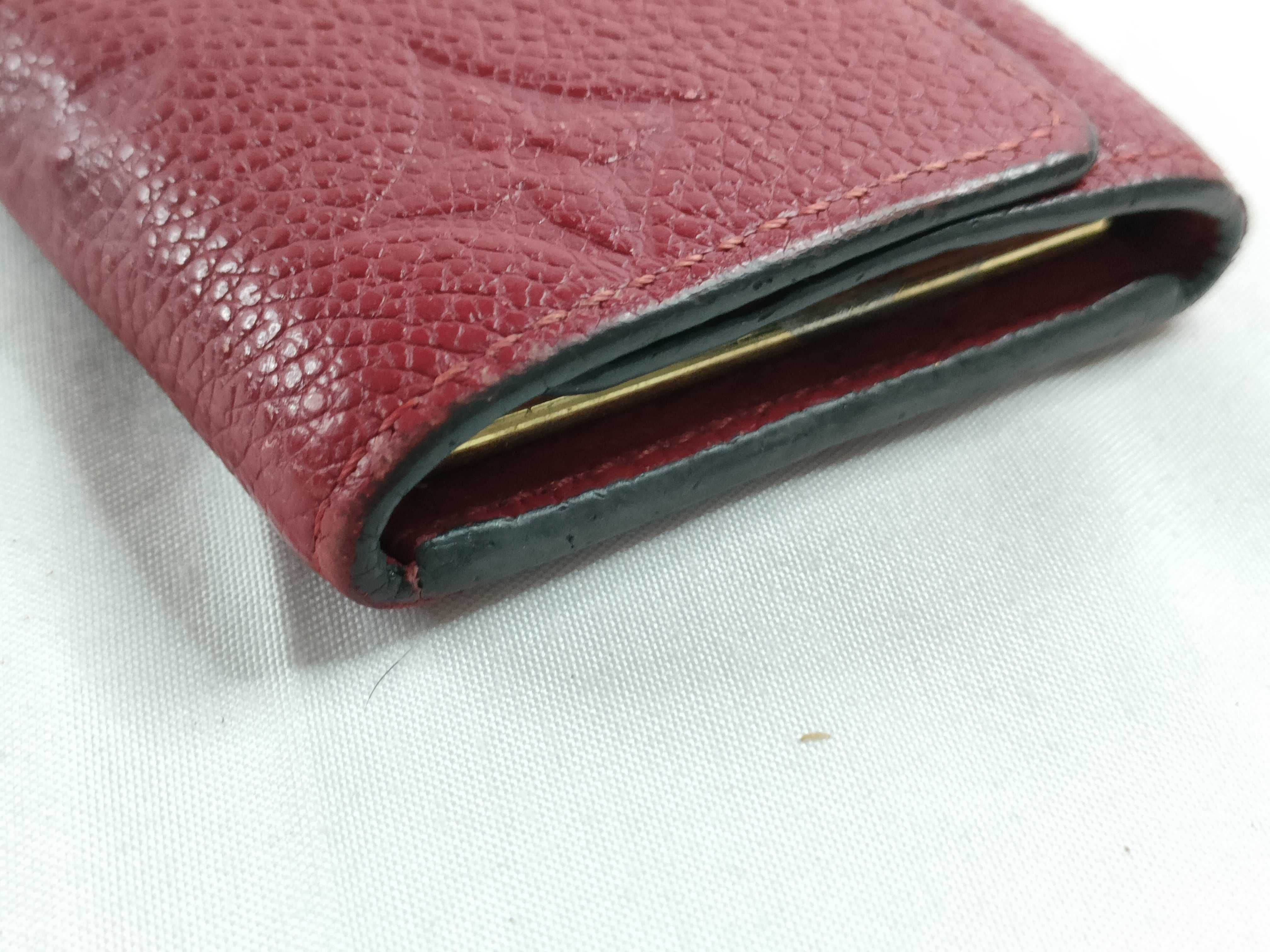 Monogram Empreinte Louis Vuitton Monogram Empreinte Multicles 6 Red M63708 SP1159 Key Case — view 4