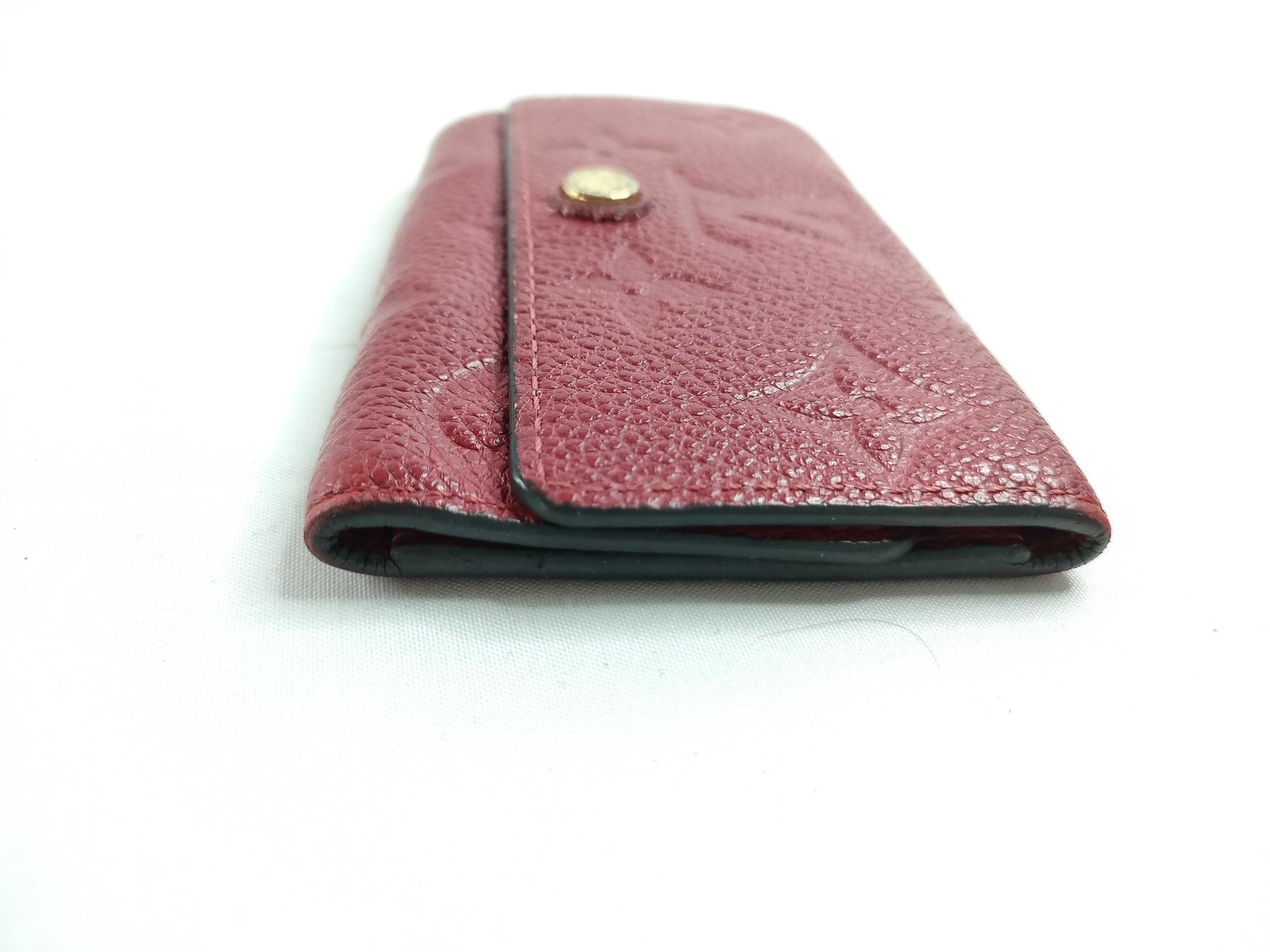 Monogram Empreinte Louis Vuitton Monogram Empreinte Multicles 6 Red M63708 SP1159 Key Case — view 6