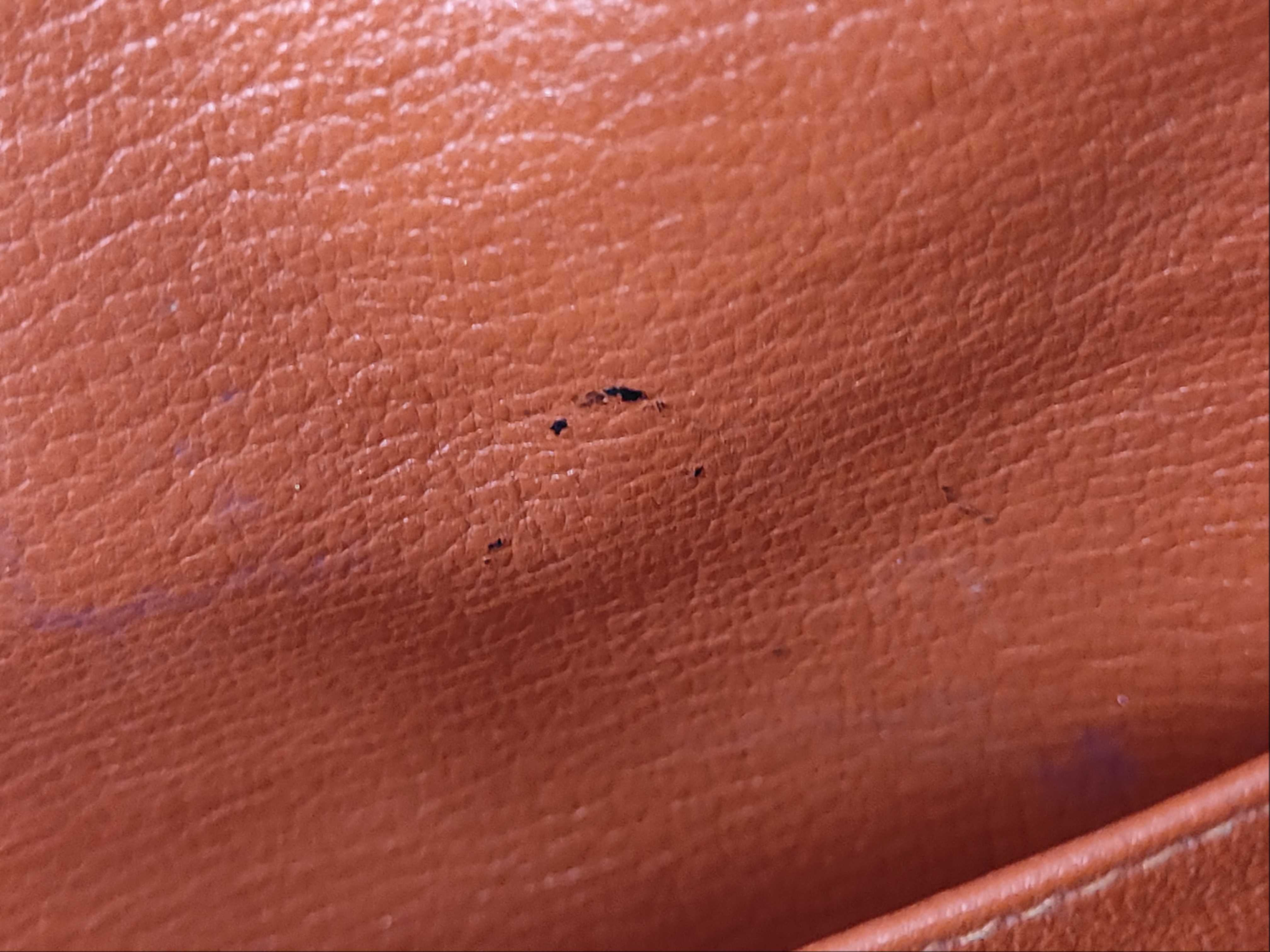 Birkin 30 Togo Leather, Gold Hardware, Orange Handbag — view 12