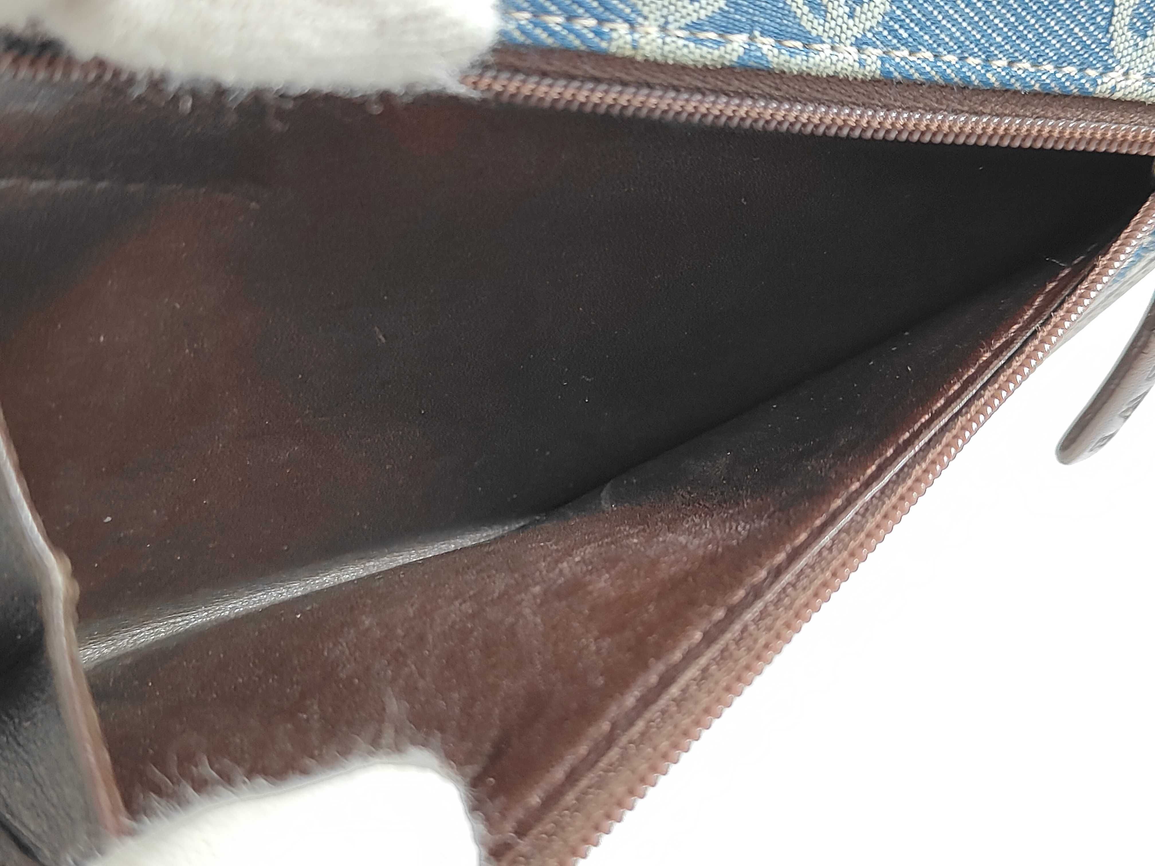 Anagram Denim x Leather Wallet — view 12