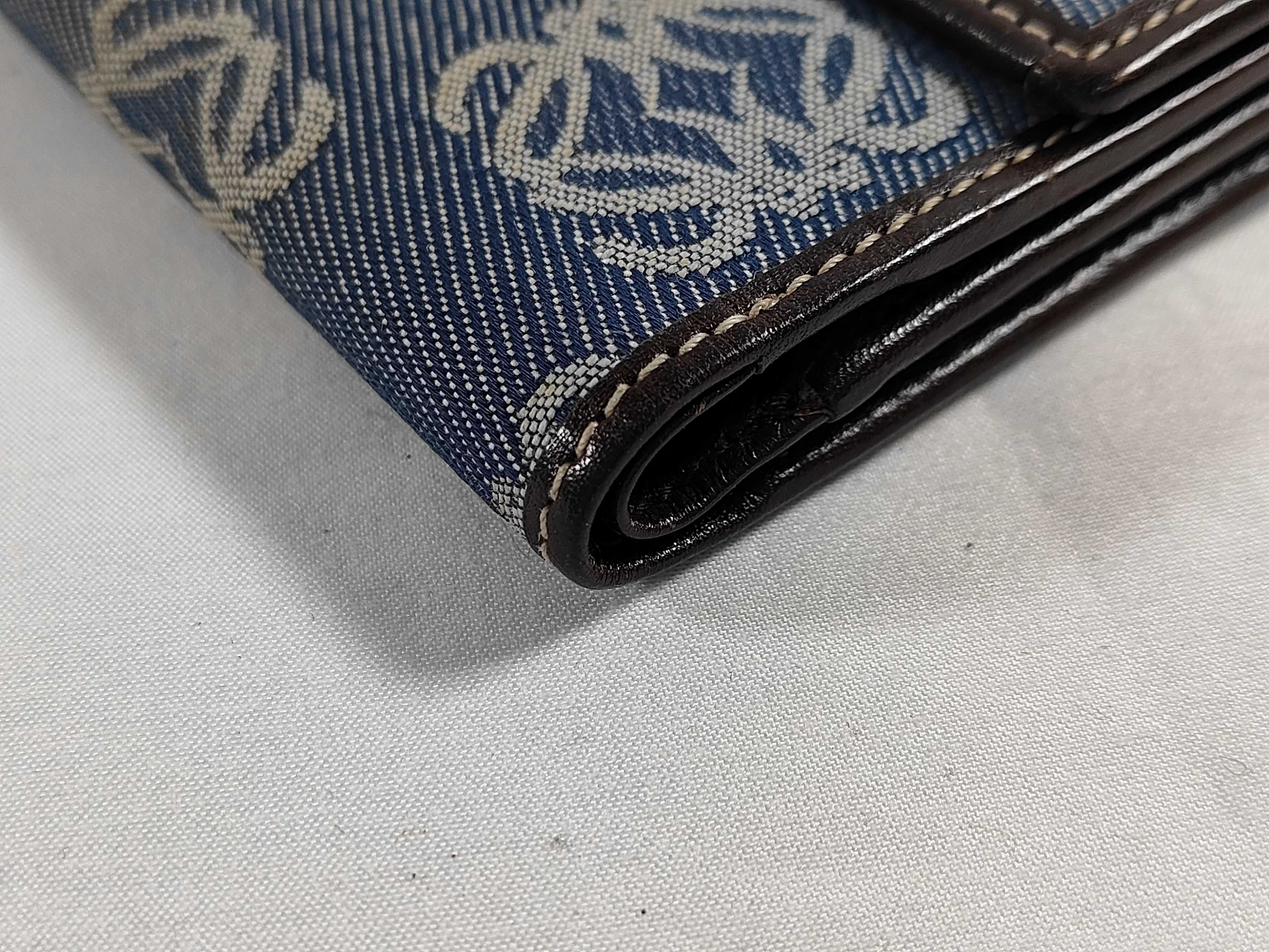 Anagram Denim x Leather Wallet — view 4