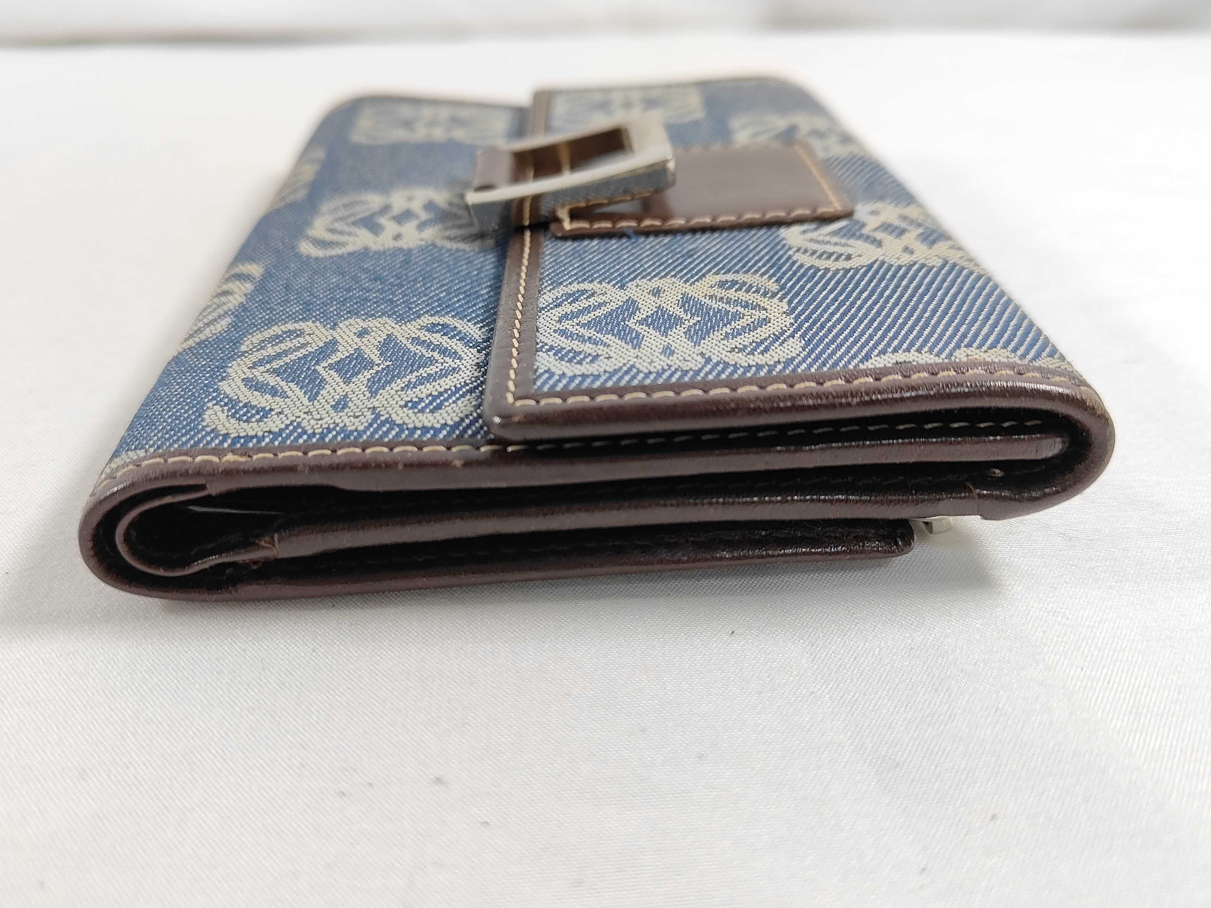 Anagram Denim x Leather Wallet — view 5