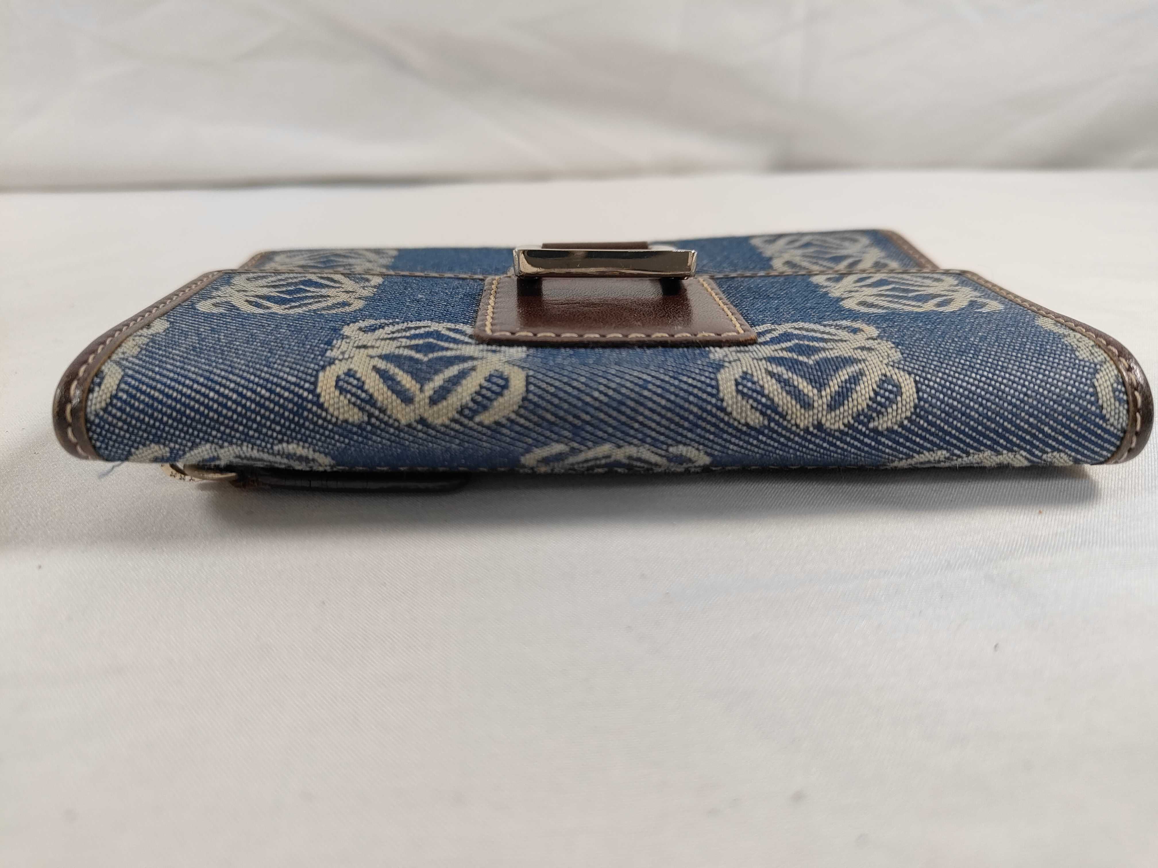 Anagram Denim x Leather Wallet — view 6