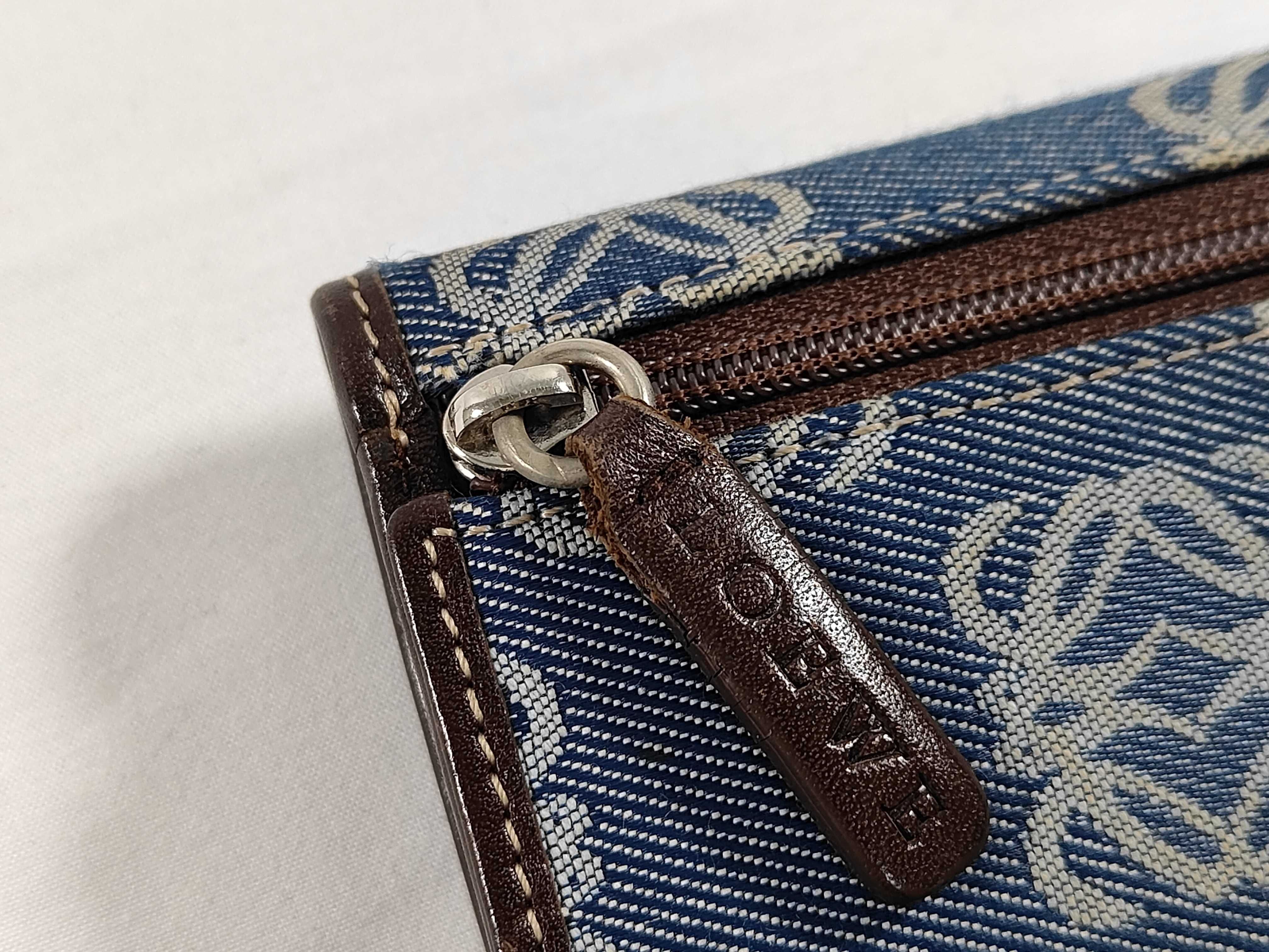 Anagram Denim x Leather Wallet — view 7
