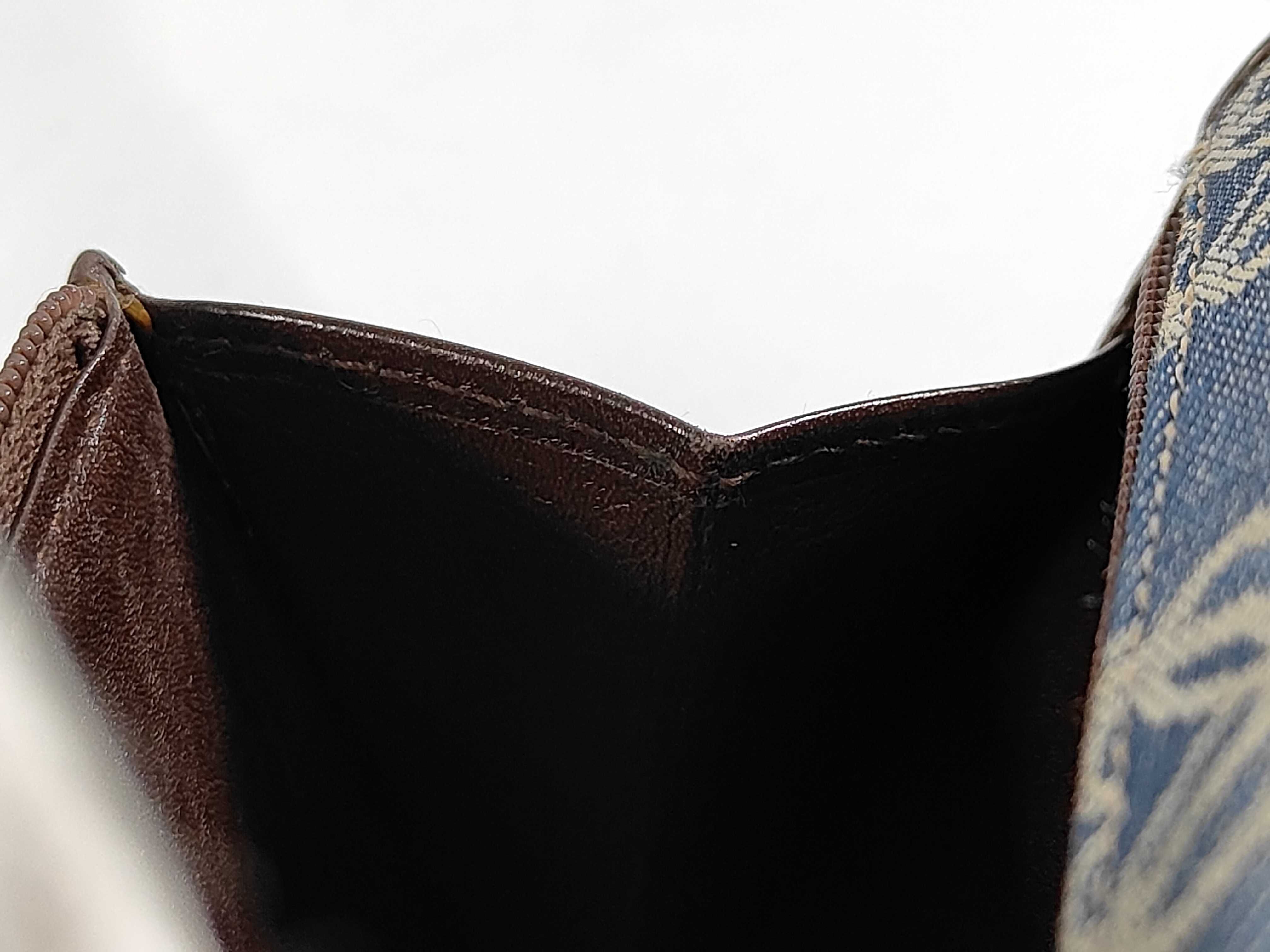 Anagram Denim x Leather Wallet — view 10