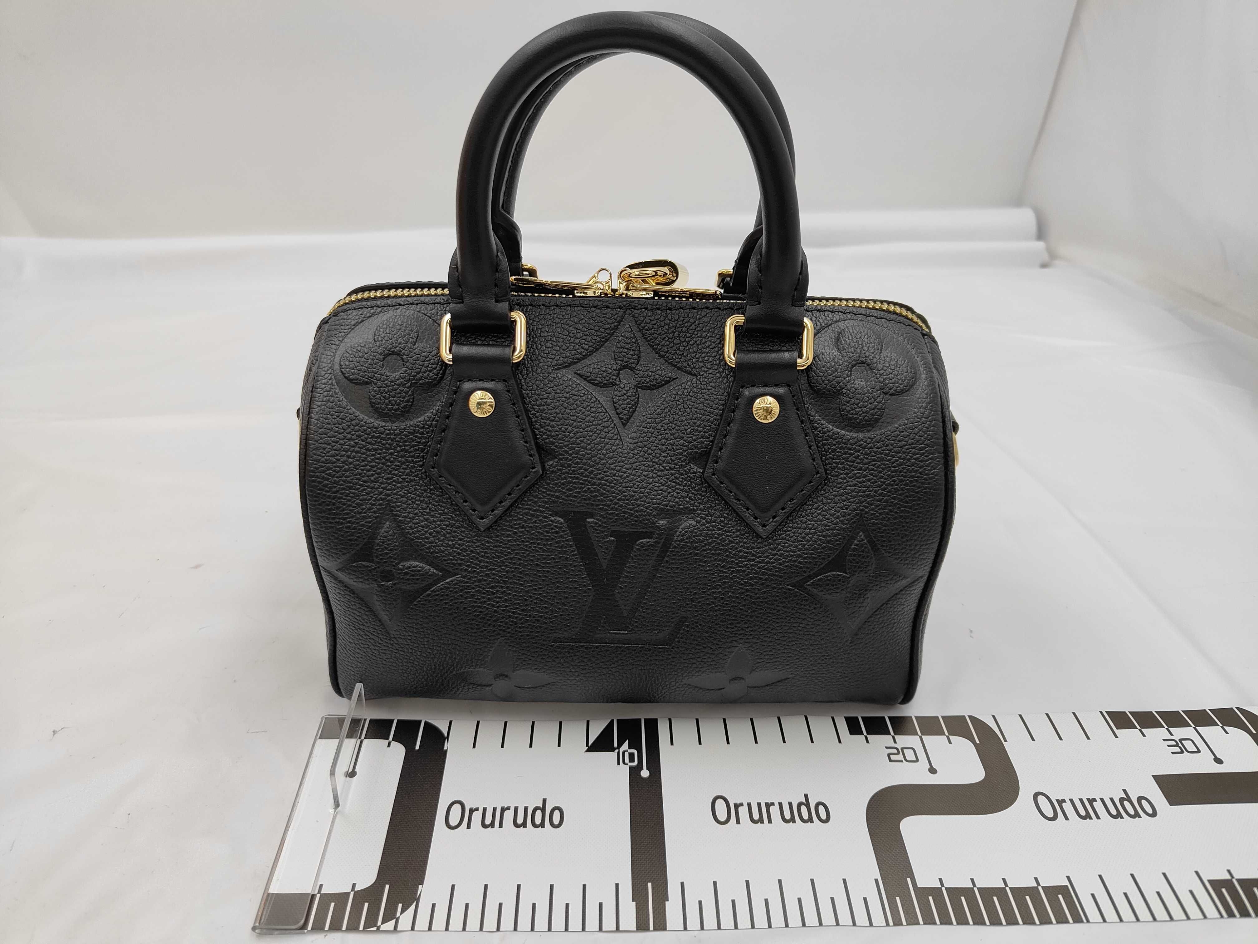 Speedy Band 20 Jumbo Monogram Empreinte Noir Handbag — view 2