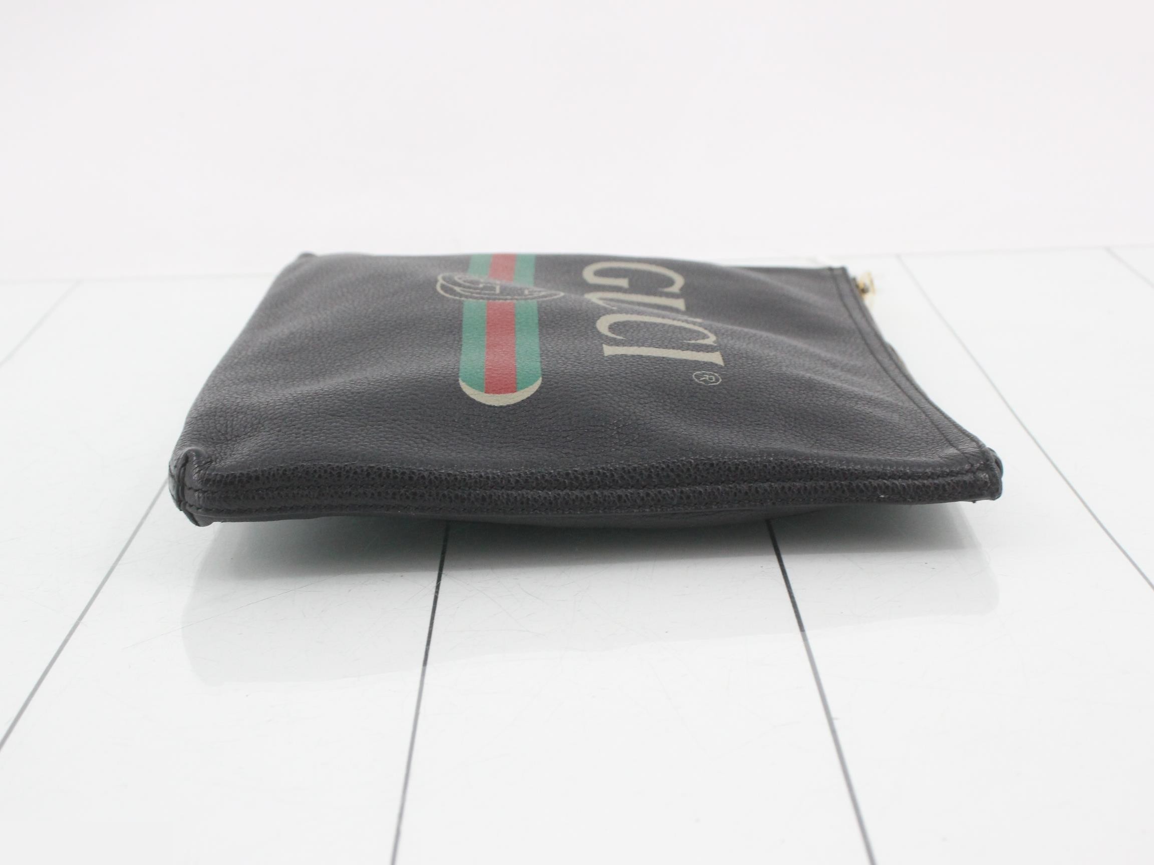 print clutch bag, black, 500981, 498075 — view 3