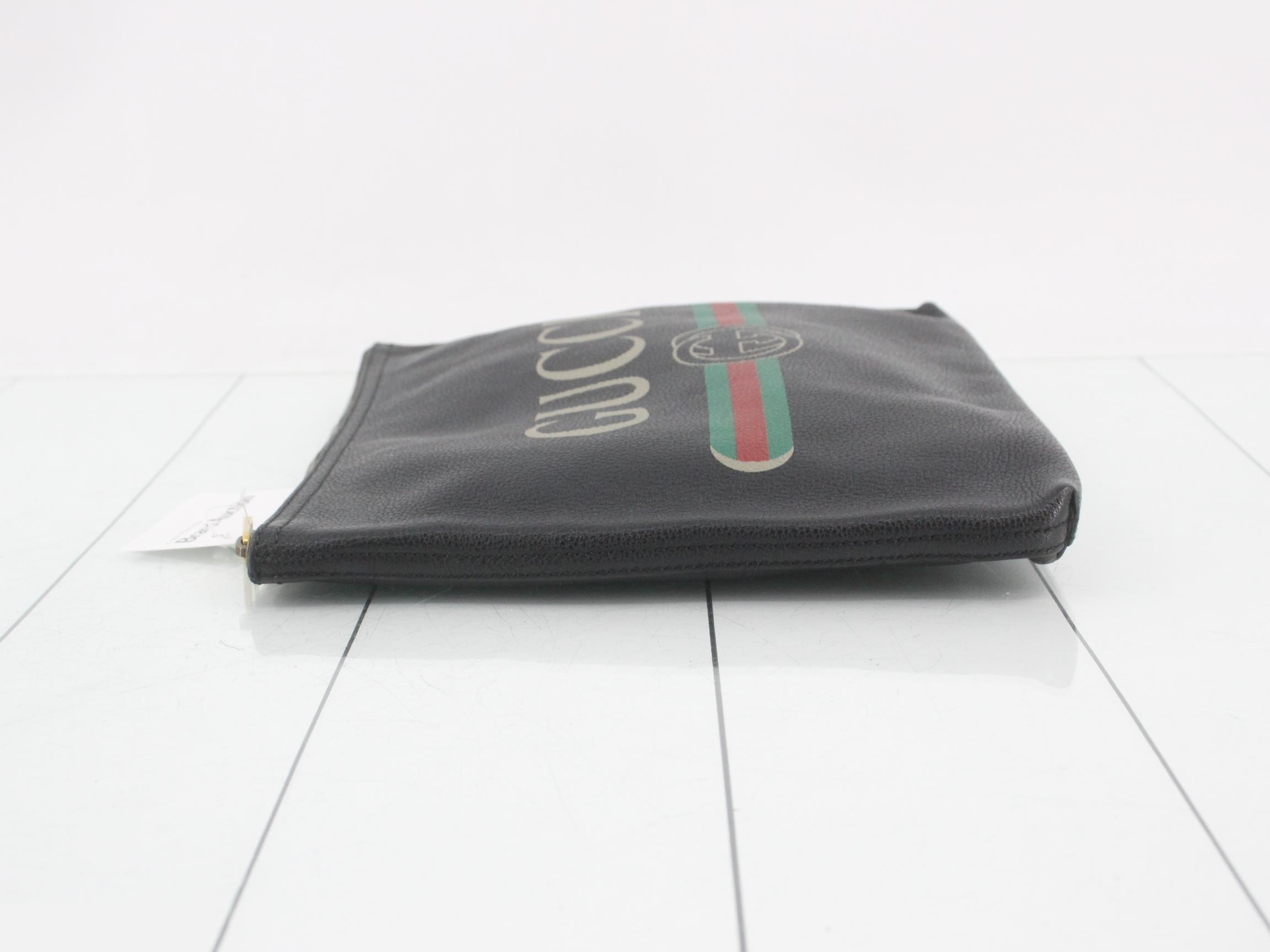 print clutch bag, black, 500981, 498075 — view 4
